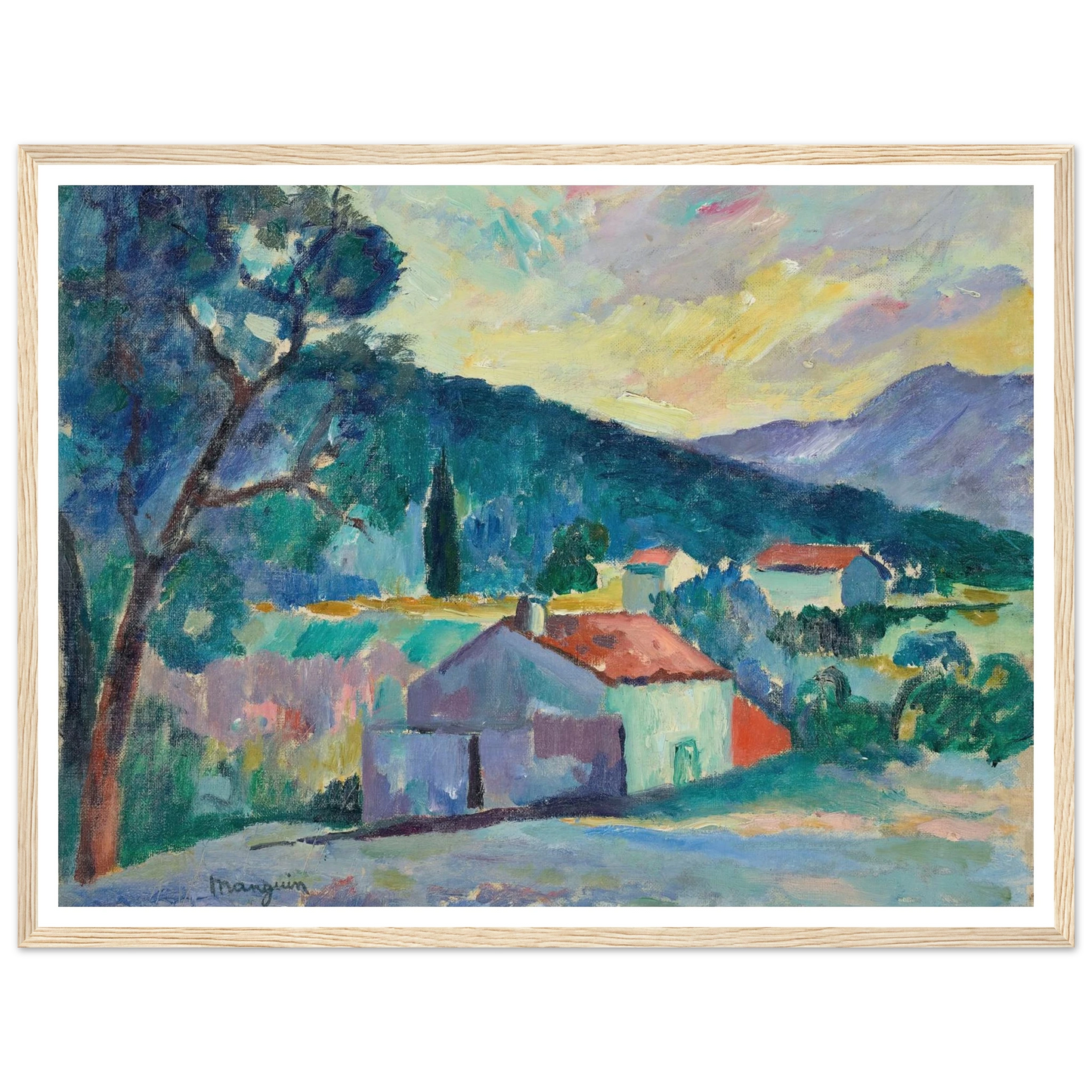 Le Mas à Saint-Tropez (1905) Art Print | Henri Manguin-Quipham Collections