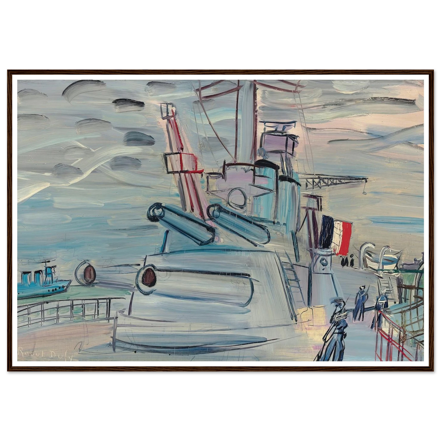 A bord de la flotte (1939) Art Print | Raoul Dufy-Quipham Collections