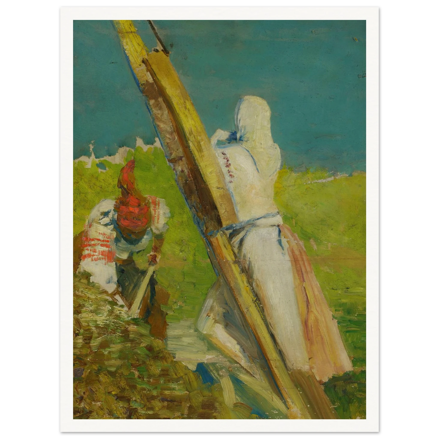 At the shadoof Art Print | Jacek Malczewski-Quipham Collections