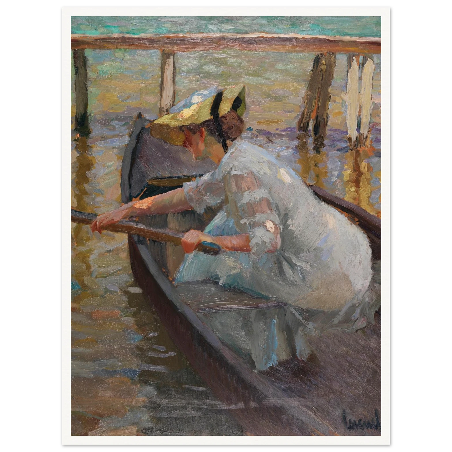 Evening trip (1920) Art Print | Edward Cucue-Quipham Collections