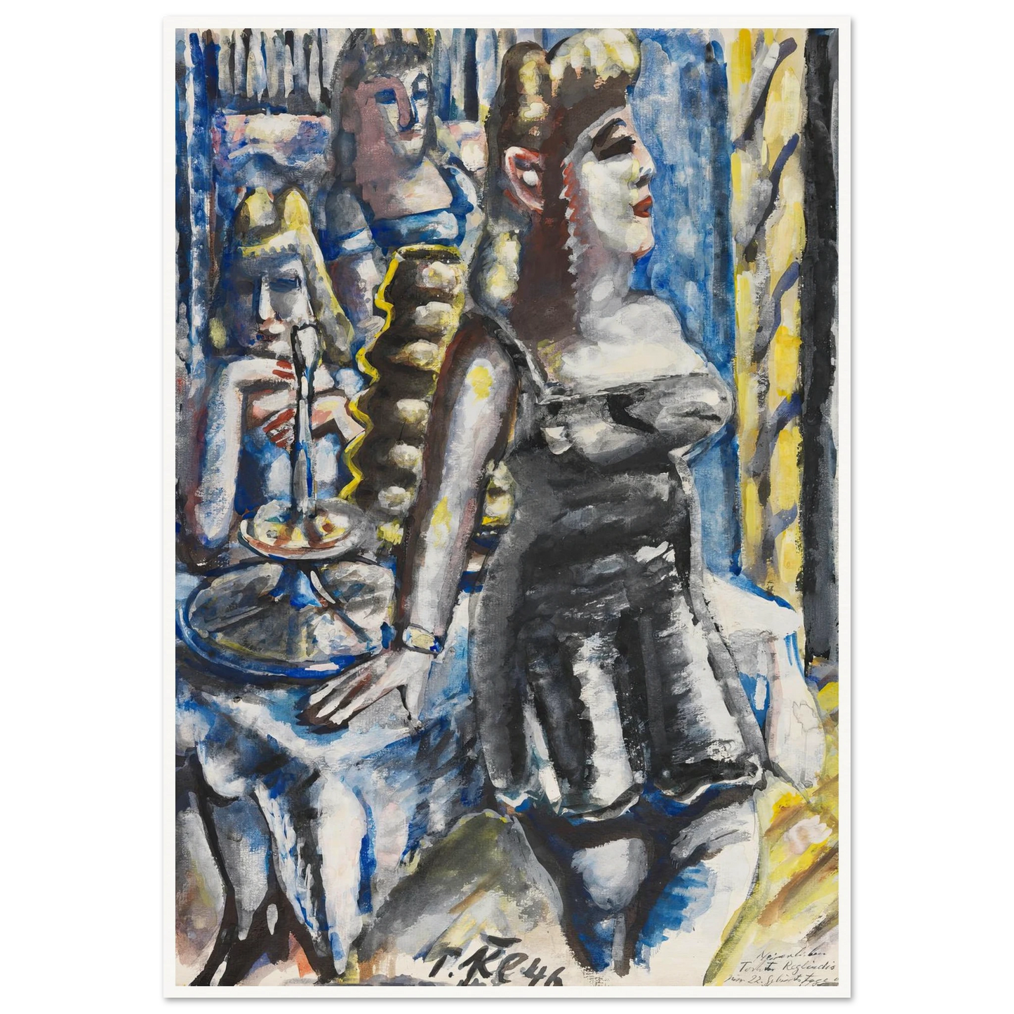 Die Kuchenbar (1946) Art Print | Paul Kleinschmidt-Quipham Collections