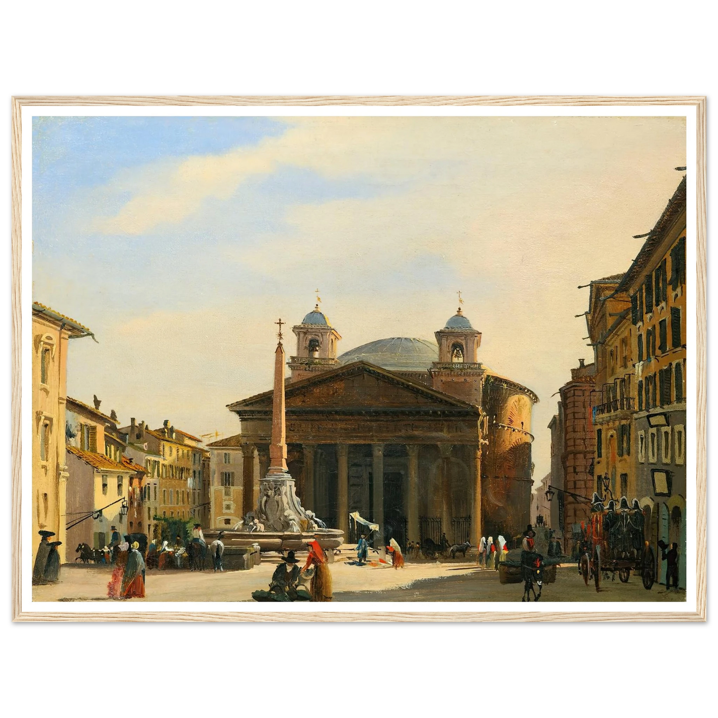 The Pantheon, Rome Art Print | Ippolito Caffi-Quipham Collections