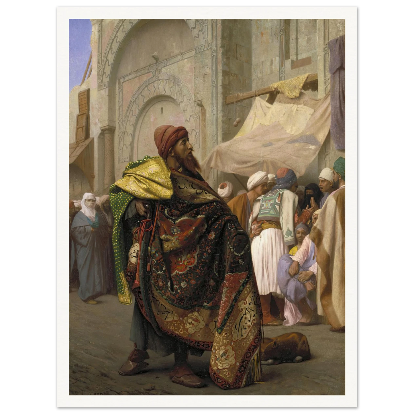 The Carpet Merchant Of Cairo (1869) Art Print | Jean Leon Gerome-Quipham Collections