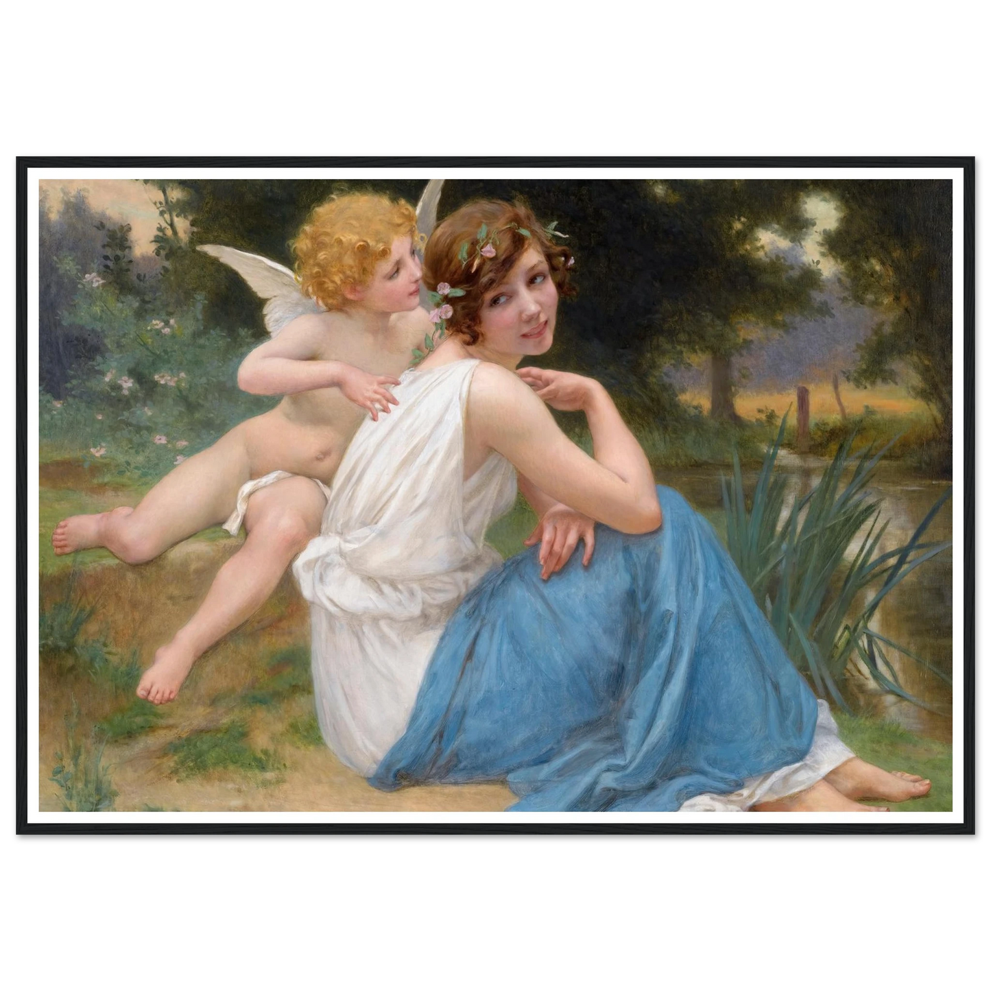 Cupid and Psyche Art Print | Guillaume Seignac-Quipham Collections