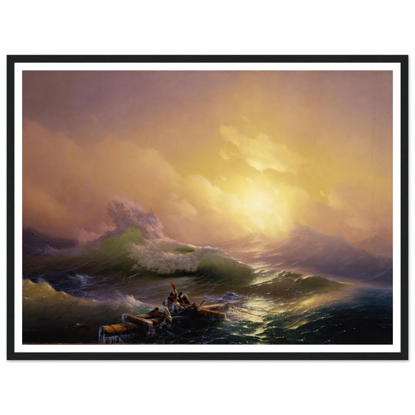The Ninth Wave (1850) Art Print | Ivan Konstantinovich Aivazovsky-Quipham Collections