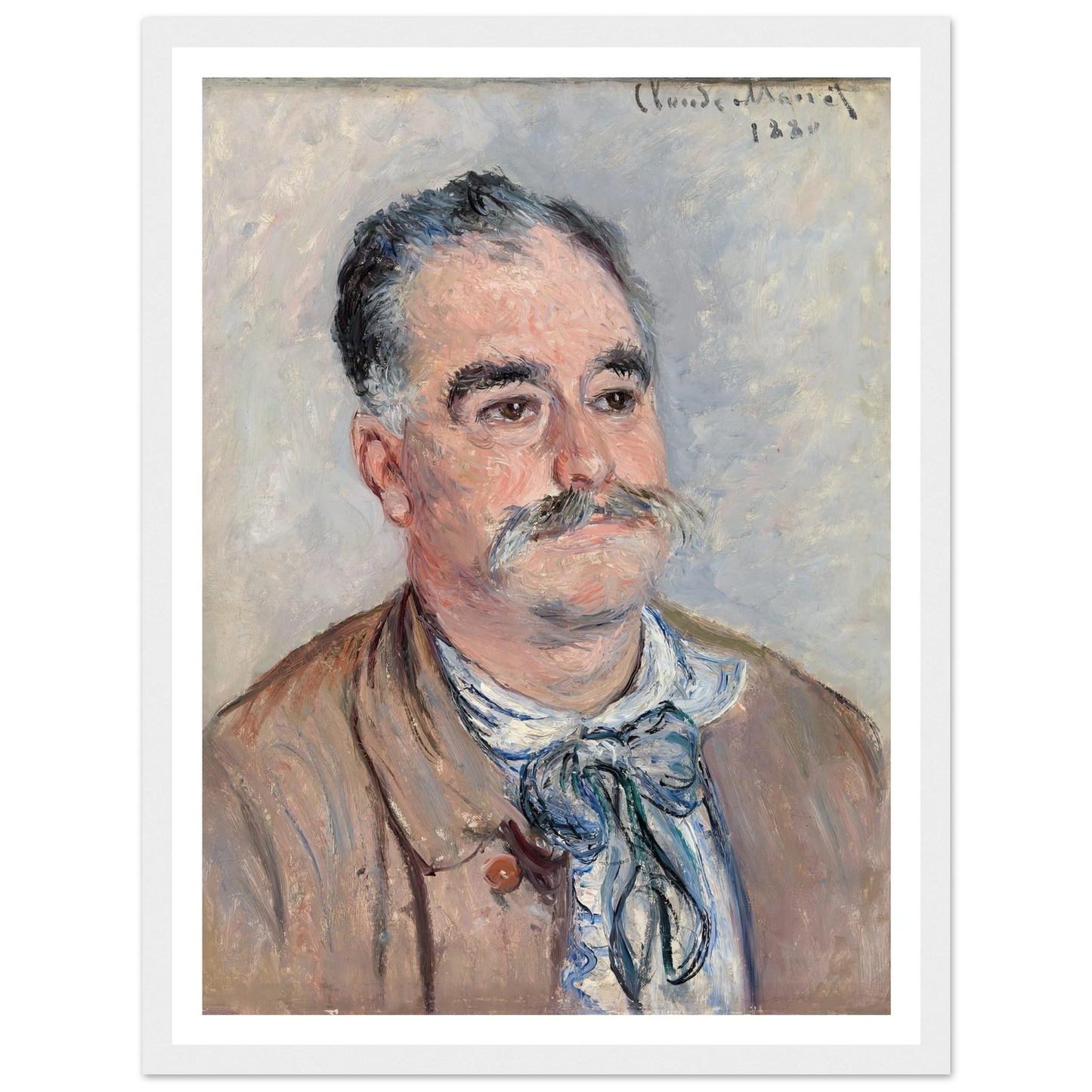 Monsieur Coqueret (Father) (1880) Art Print | Claude Monet-Quipham Collections
