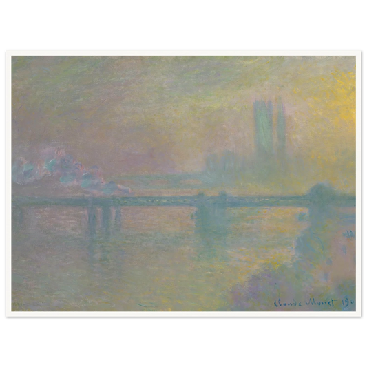 Charing Cross Bridge, London (1901) Art Print | Claude Monet-Quipham Collections