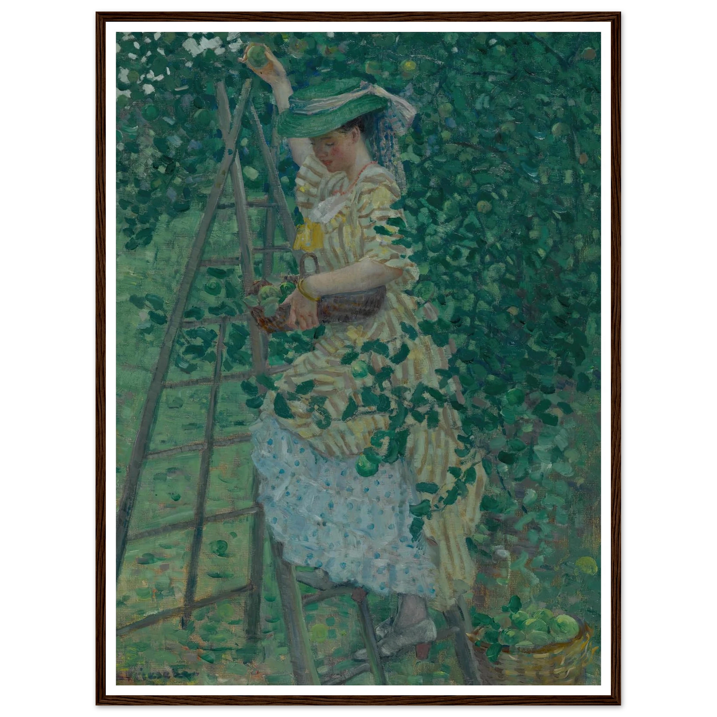 The Apple Tree (1908) Art Print | Frederick Carl Frieseke-Quipham Collections