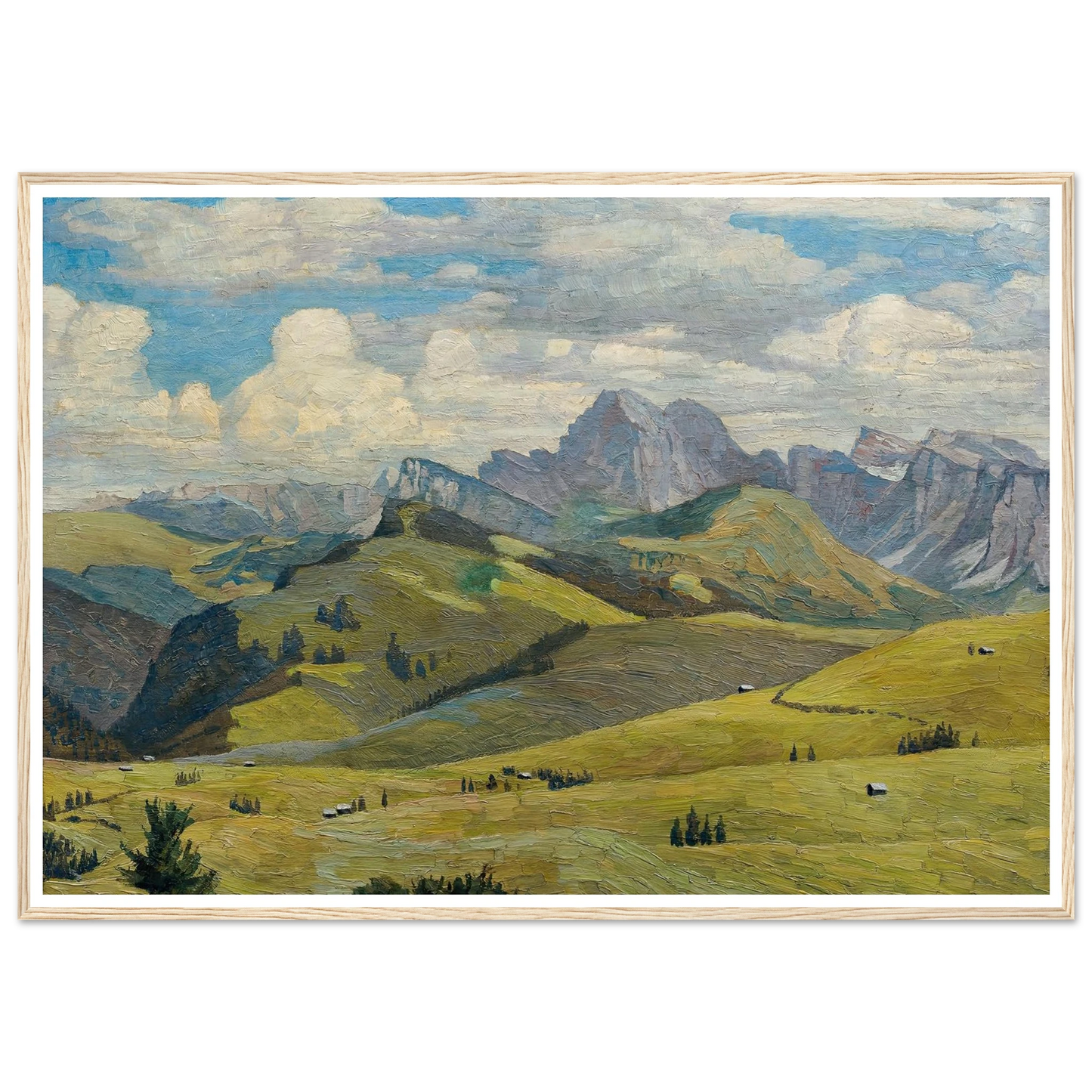 Seiser Alm (Südtirol) (1914) Art Print | Max Kahrer-Quipham Collections