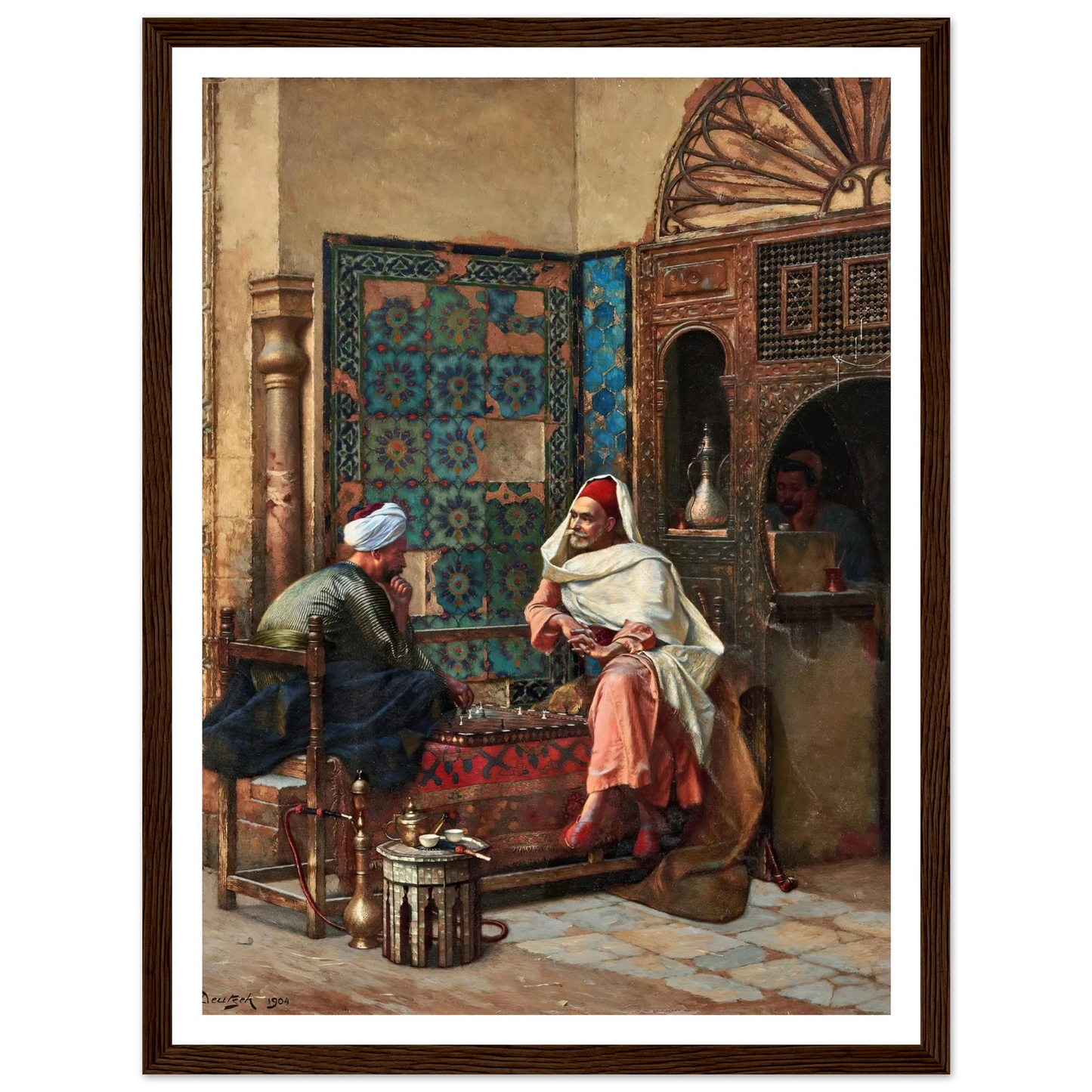 The Chess Players (1904) Art Print | Ludwig Deutsch-Quipham Collections