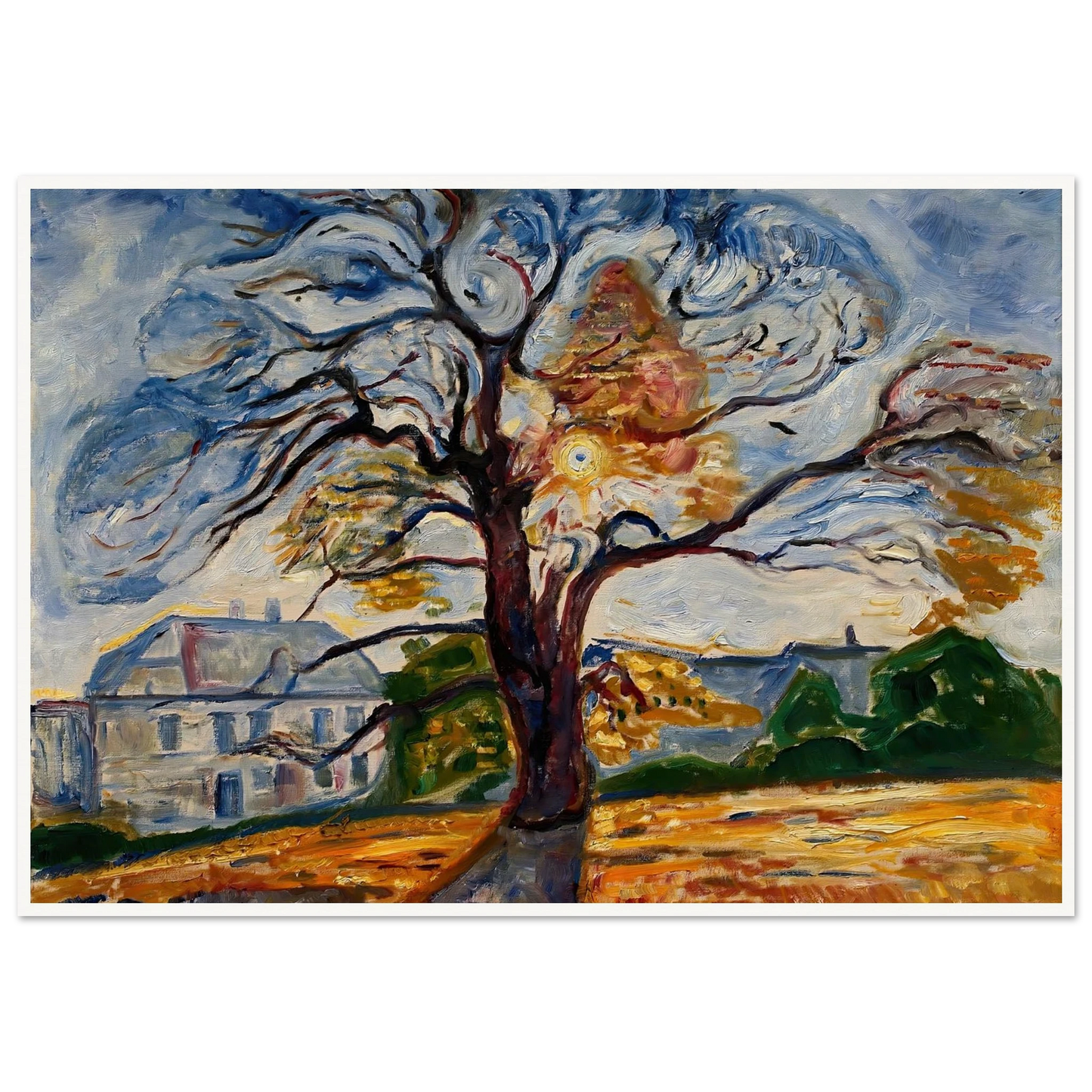 The Oak (1906) Art Print | Edvard Munch-Quipham Collections