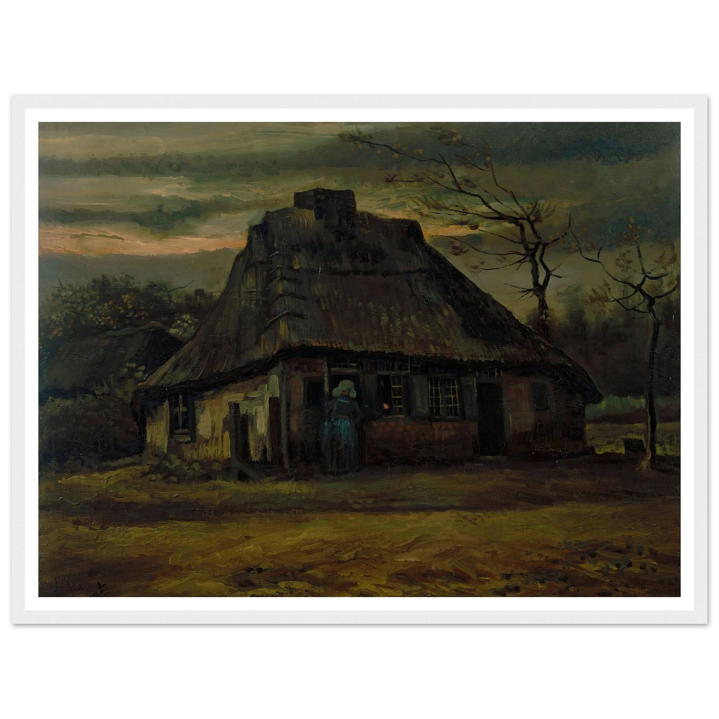 The cottage (1885) Art Print | Vincent van Gogh-Quipham Collections