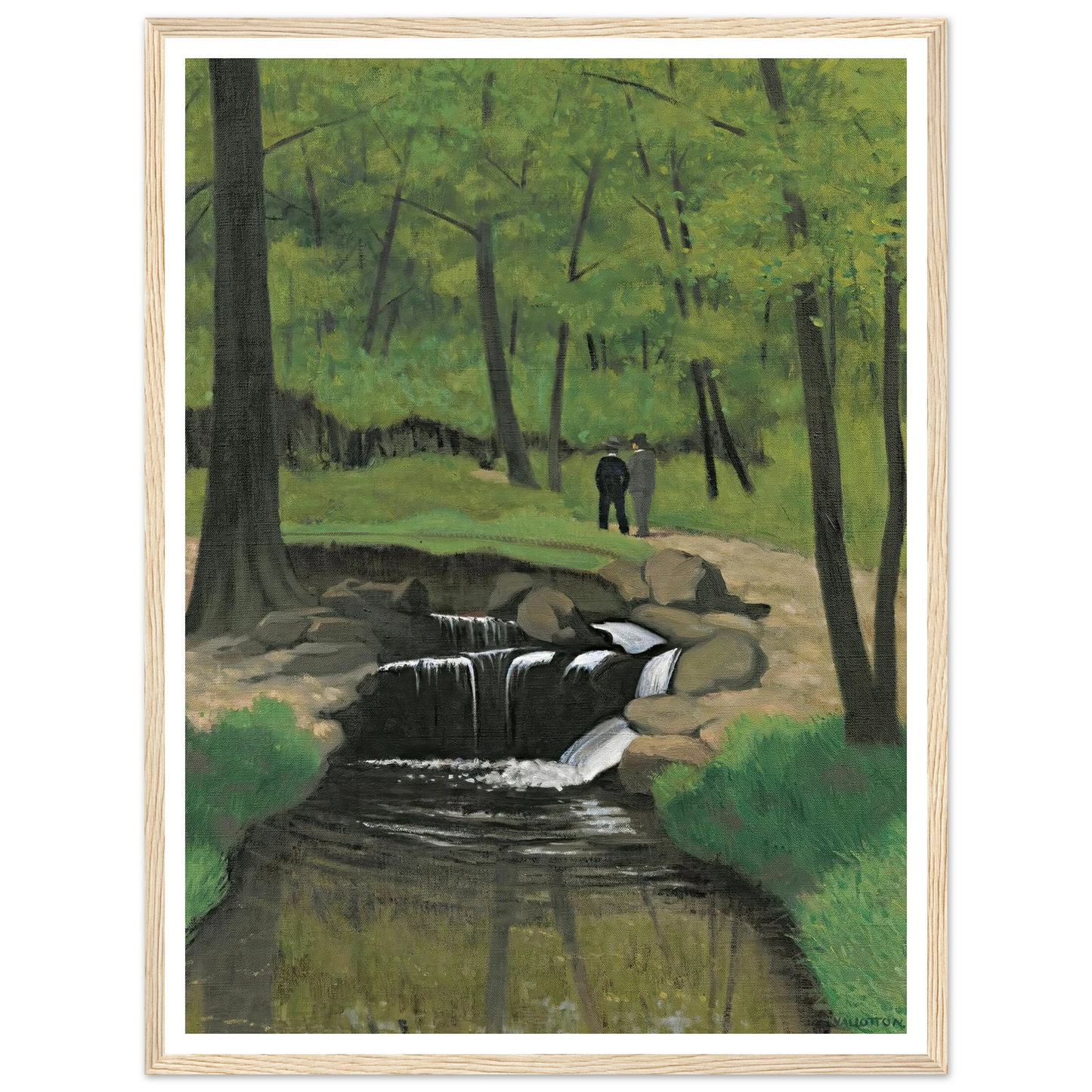 The Woods Of Boulogne (1921) Art Print | Felix Vallotton-Quipham Collections