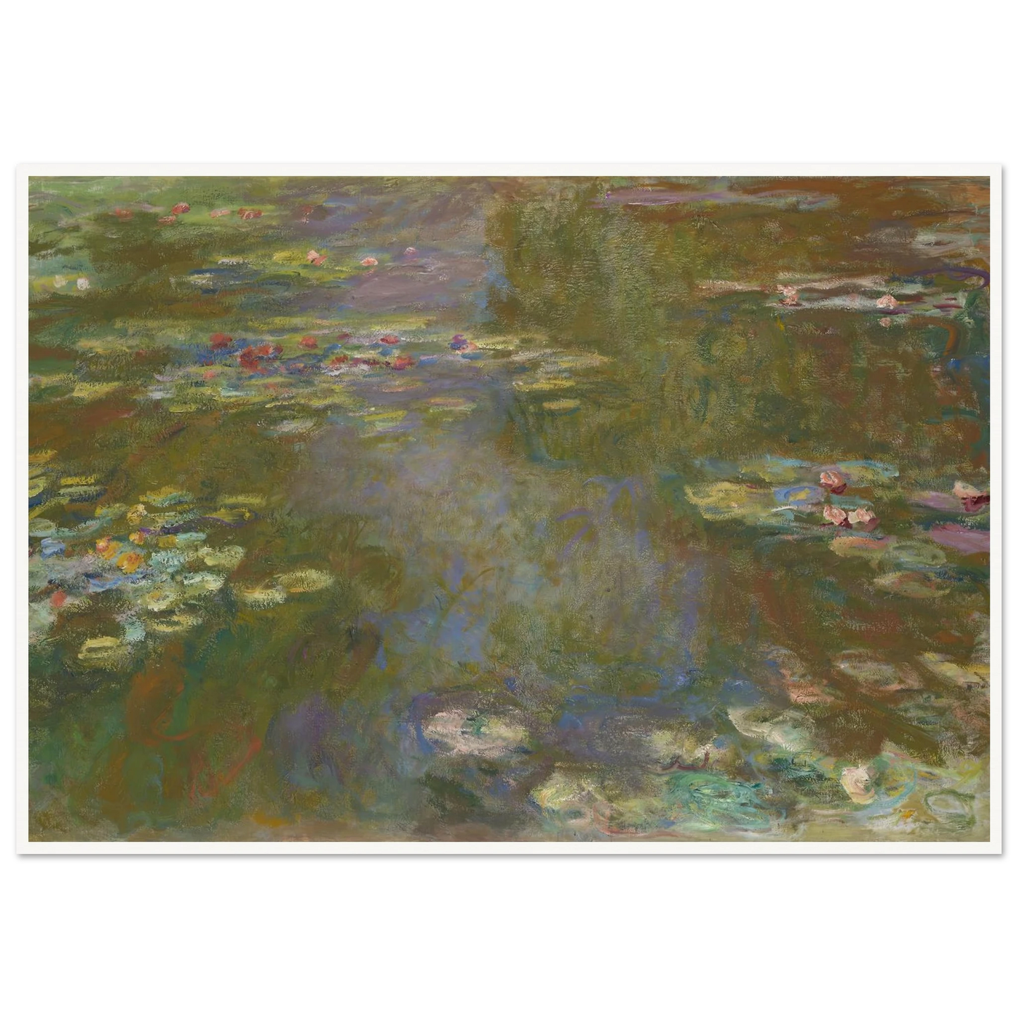 Water Lily Pond (1917-19) Art Print | Claude Monet-Quipham Collections