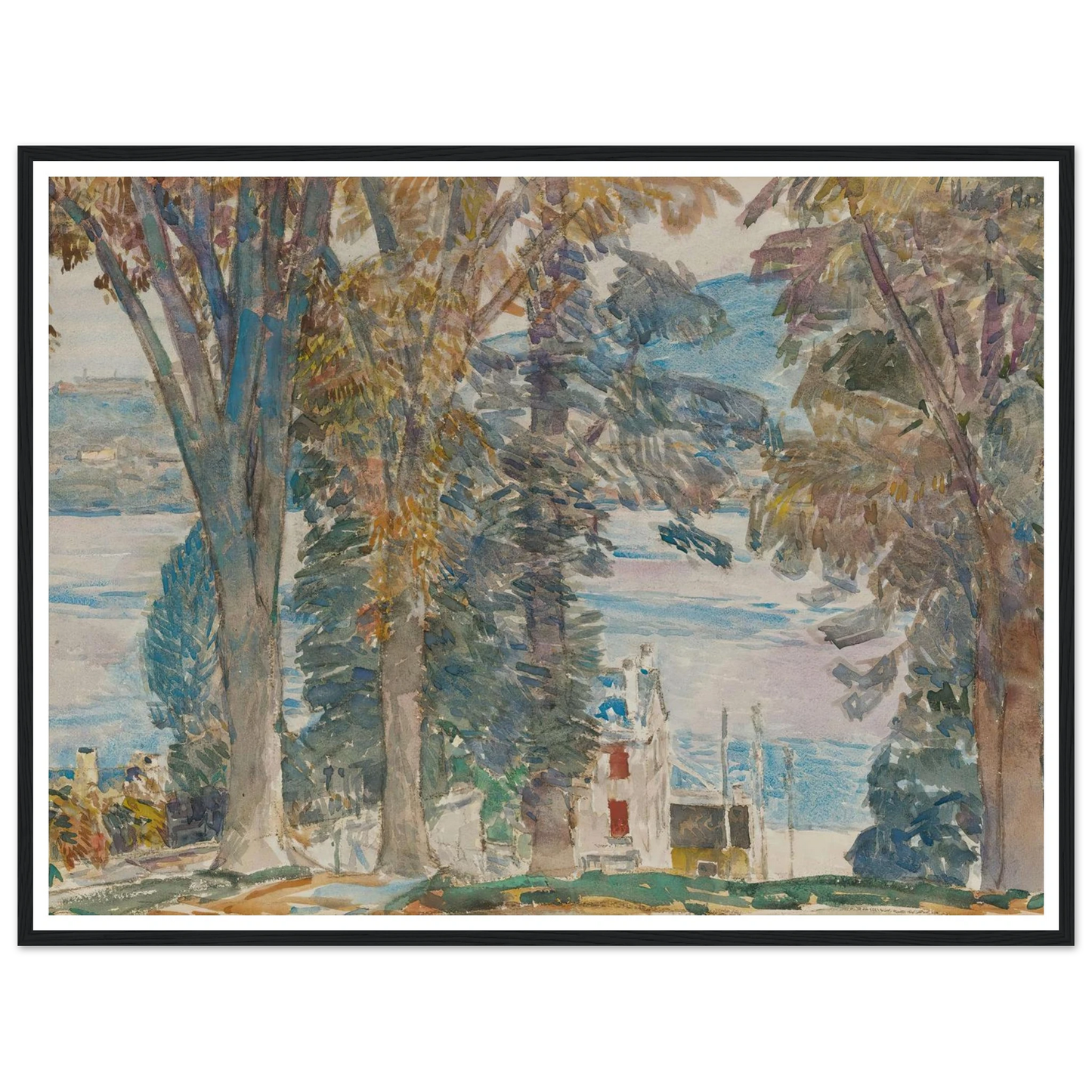 Newburgh, New York (1914) Art Print | Childe Hassam-Quipham Collections