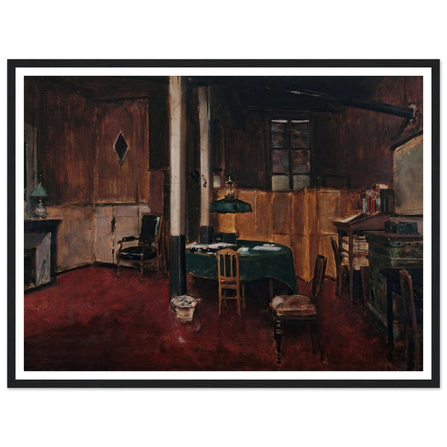 La salle de rédaction du Journal des débats (1889) Art Print | Jean Beraud-Quipham Collections
