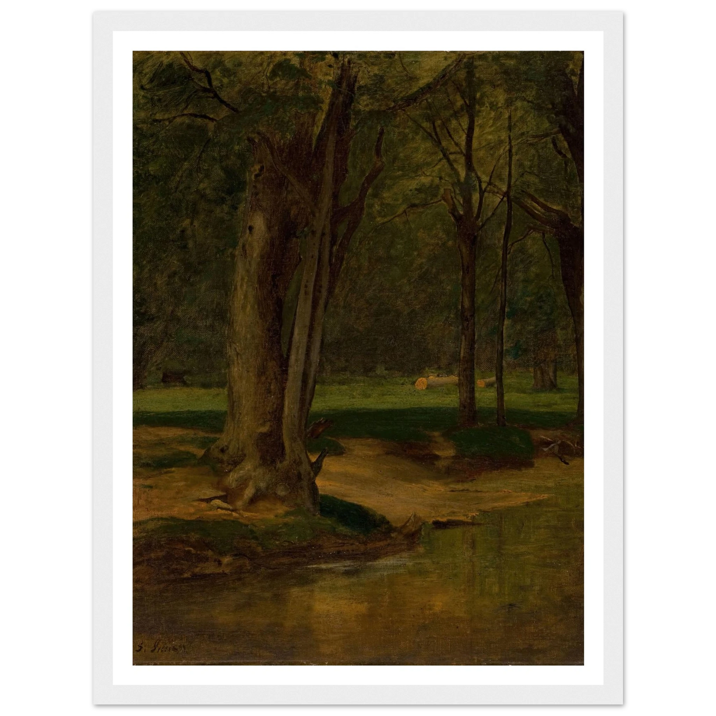 Trout Stream, North Conway (circa 1875-76) Art Print | George Inness-Quipham Collections