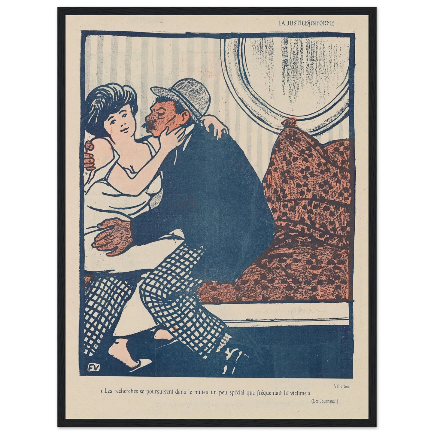 10 octobre 1903. Art Print | Felix Vallotton-Quipham Collections