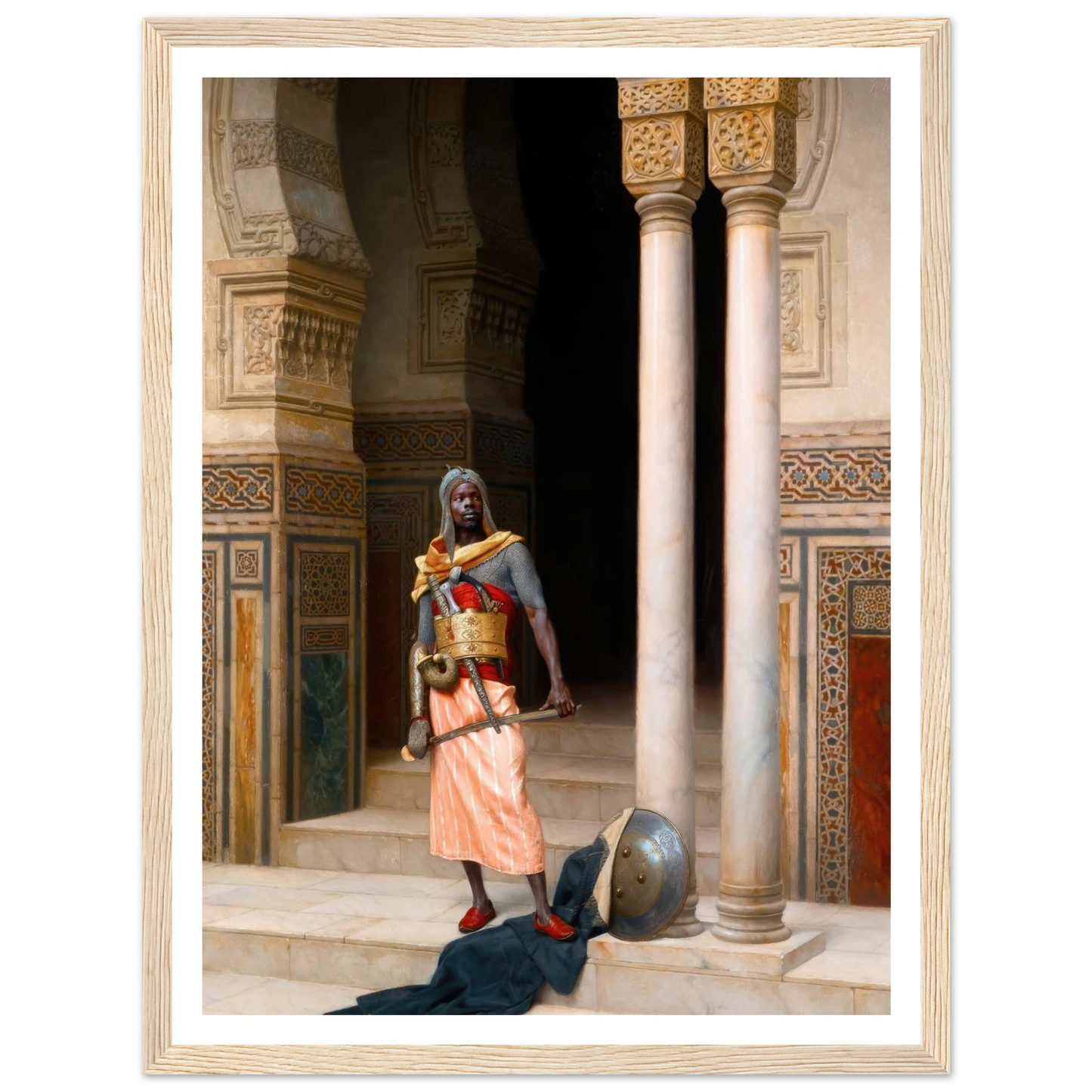 A Nubian Guard (1895) Art Print | Ludwig Deutsch-Quipham Collections