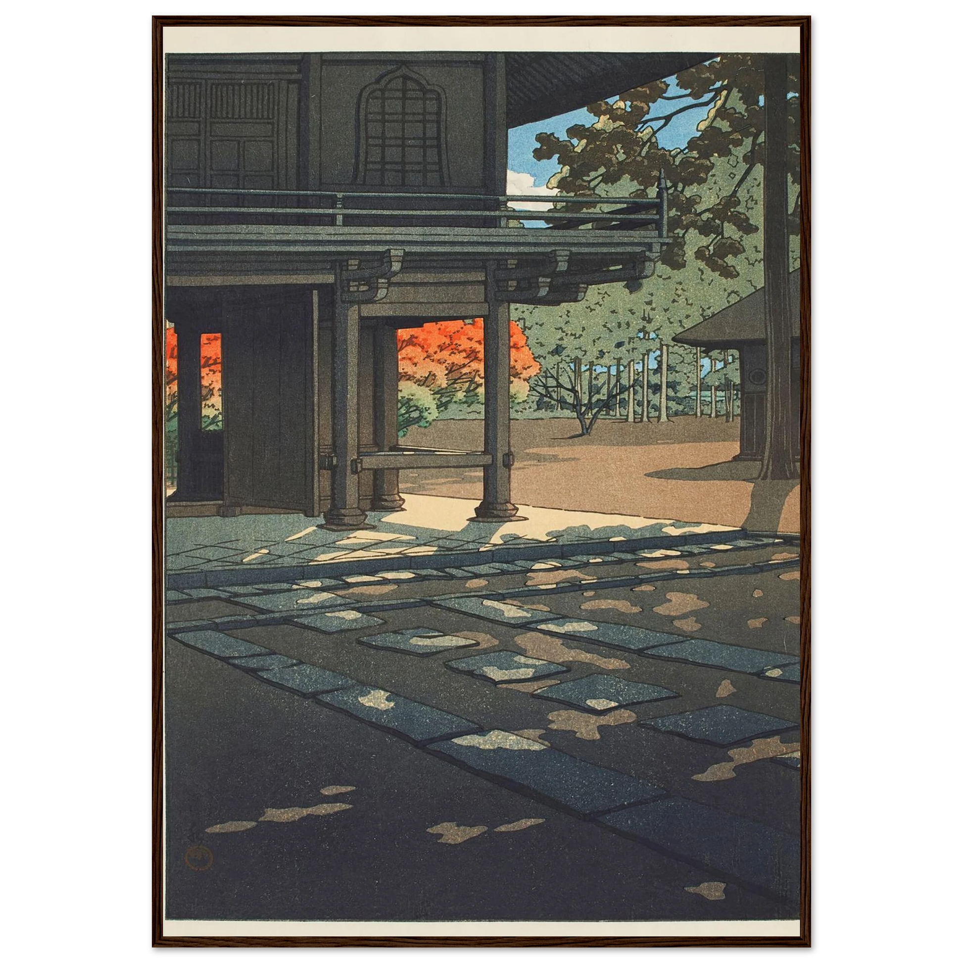 Nobidome Heirin-ji Temple (1952) Art Print | Kawase Hasui-Quipham Collections