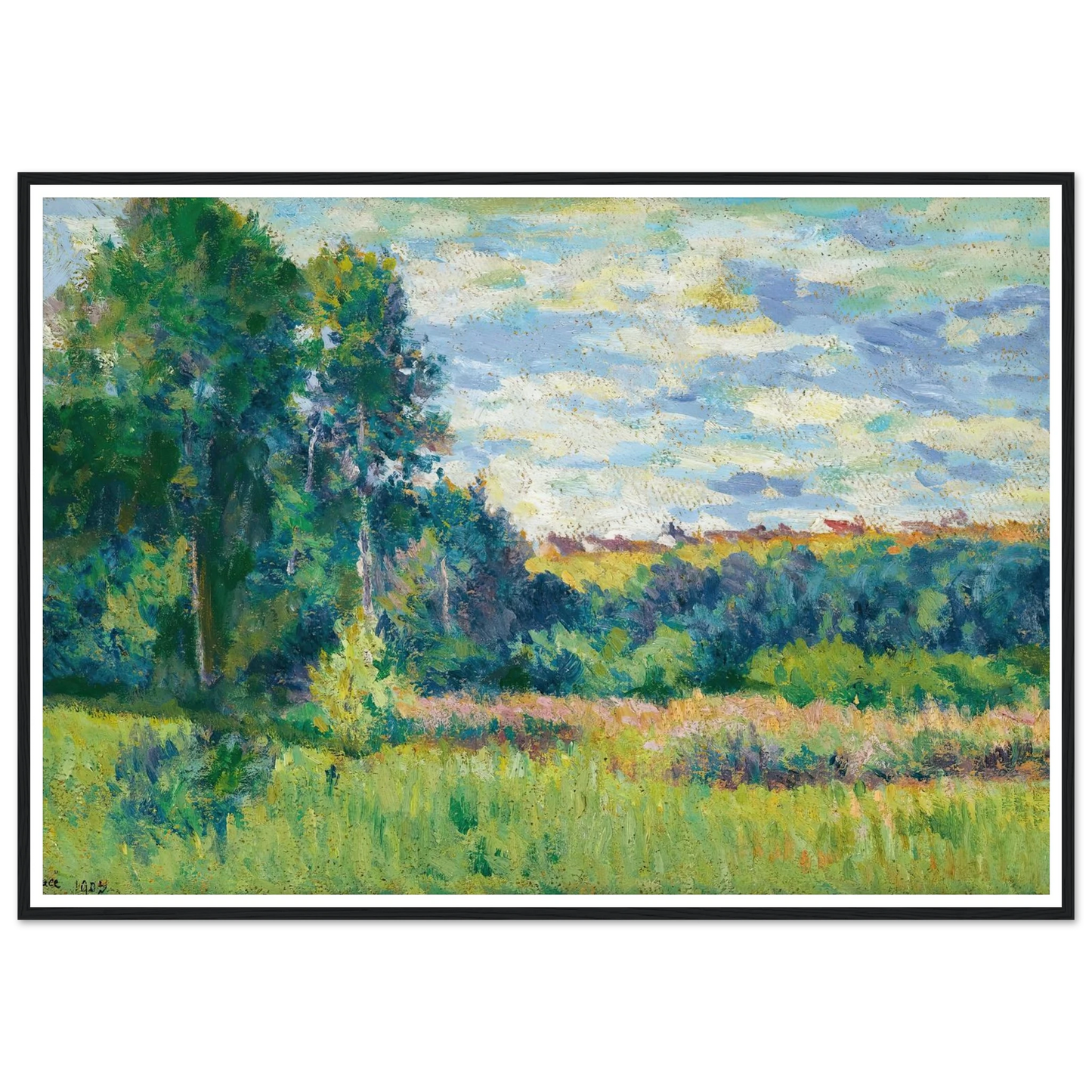 Paysage (1903) Art Print | Maximilien Luce-Quipham Collections