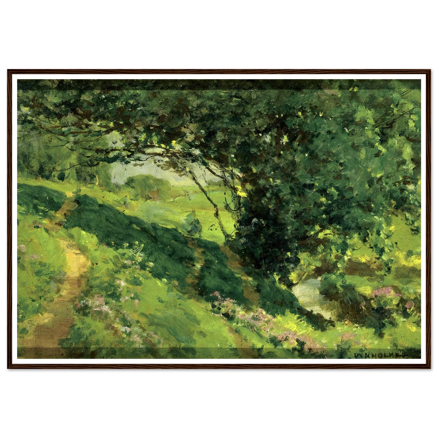 Original Sketch Of ‘the Wanderlusters’ Rest’ (ca. 1915) Art Print | William Henry Holmes-Quipham Collections