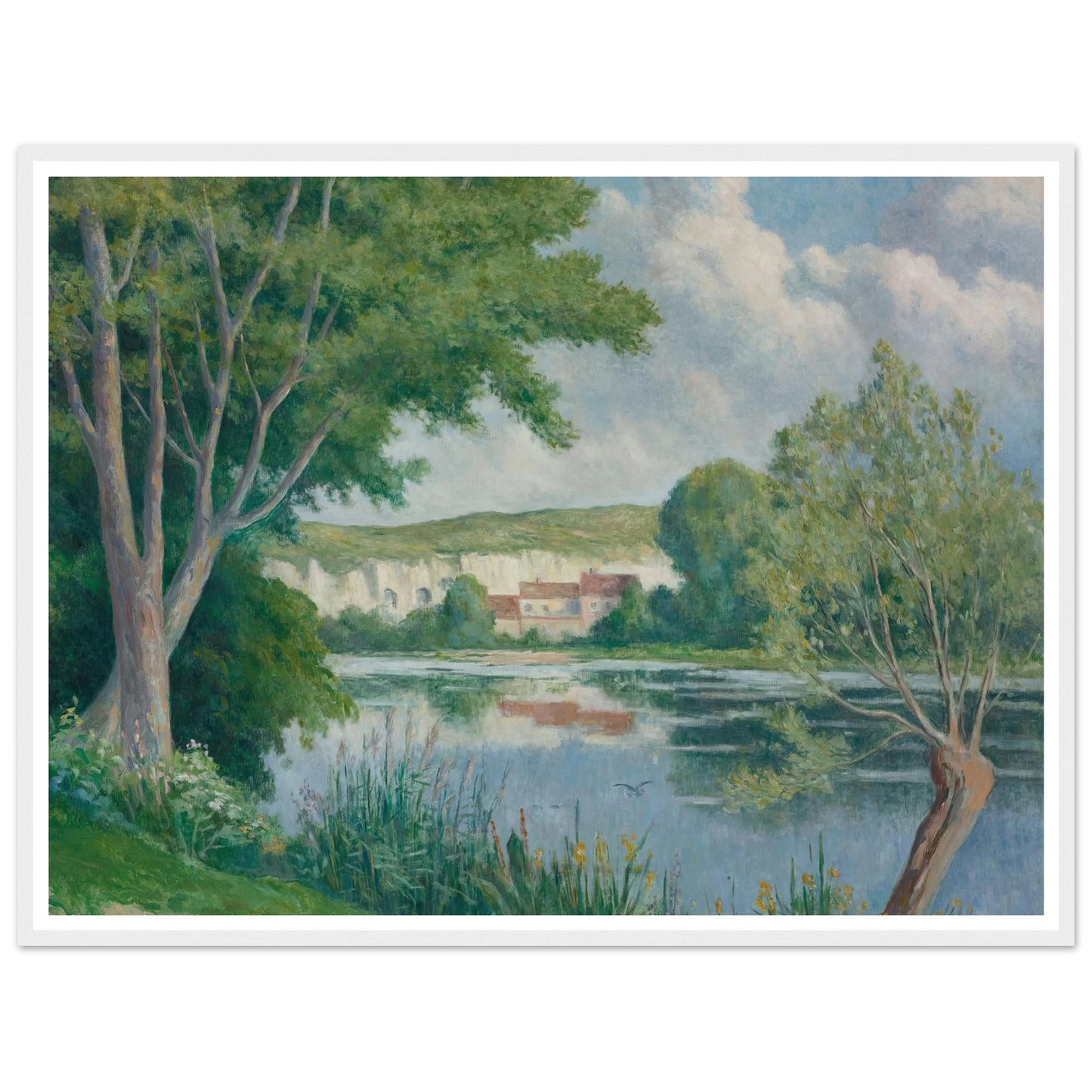 Bord De Seine (circa 1922) Art Print | Maximilien Luce-Quipham Collections