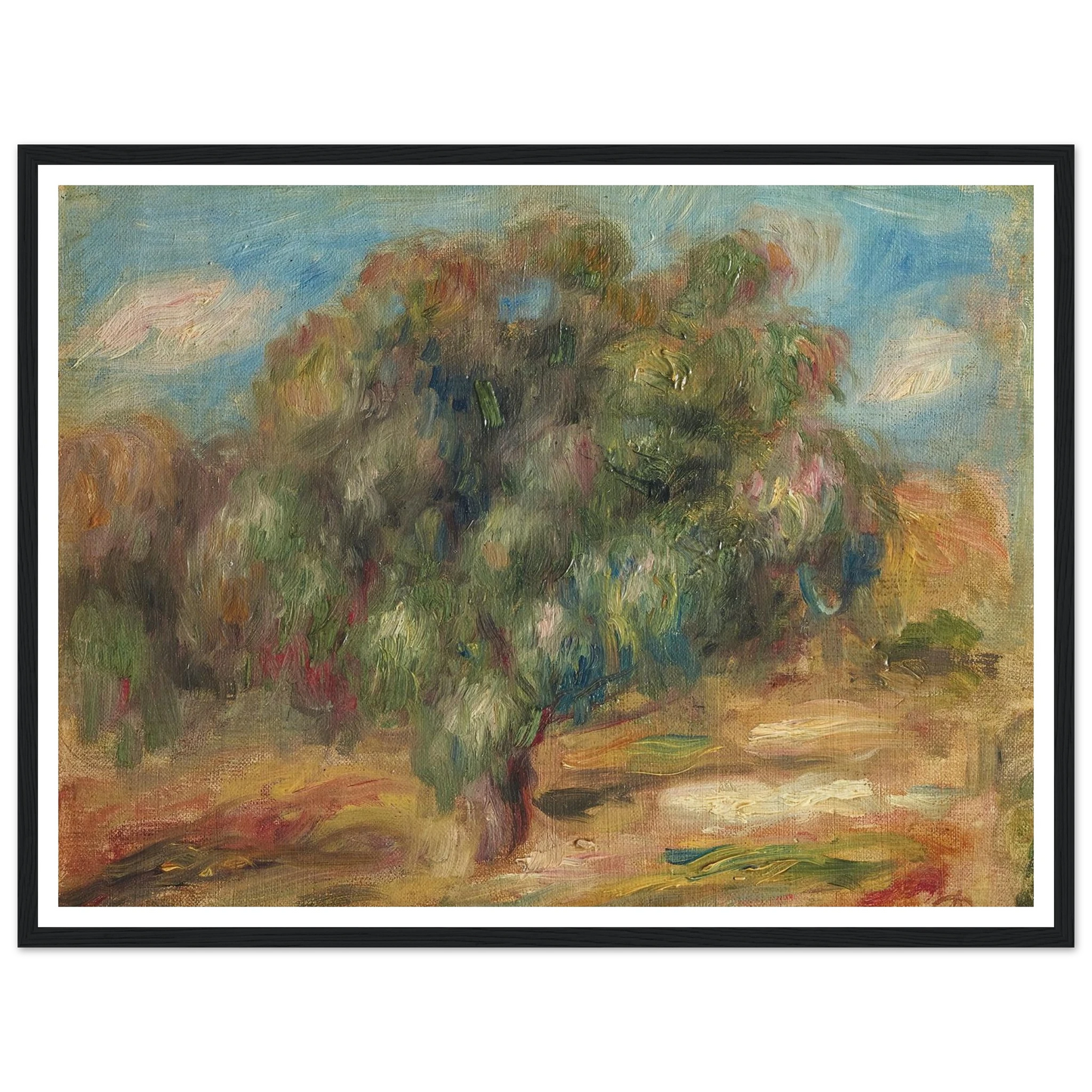 Landscape (1915) Art Print | Pierre Auguste Renoir-Quipham Collections