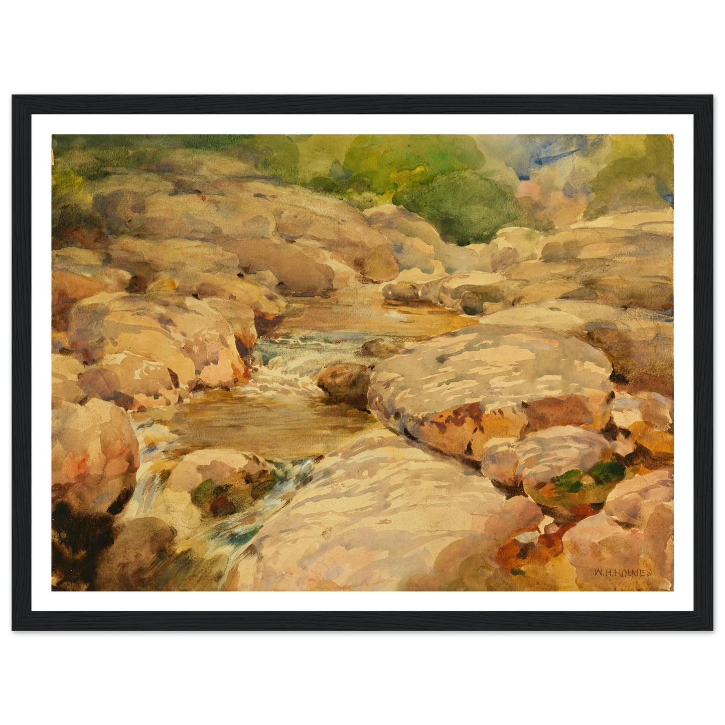 The Placid Potomac Art Print | William Henry Holmes-Quipham Collections