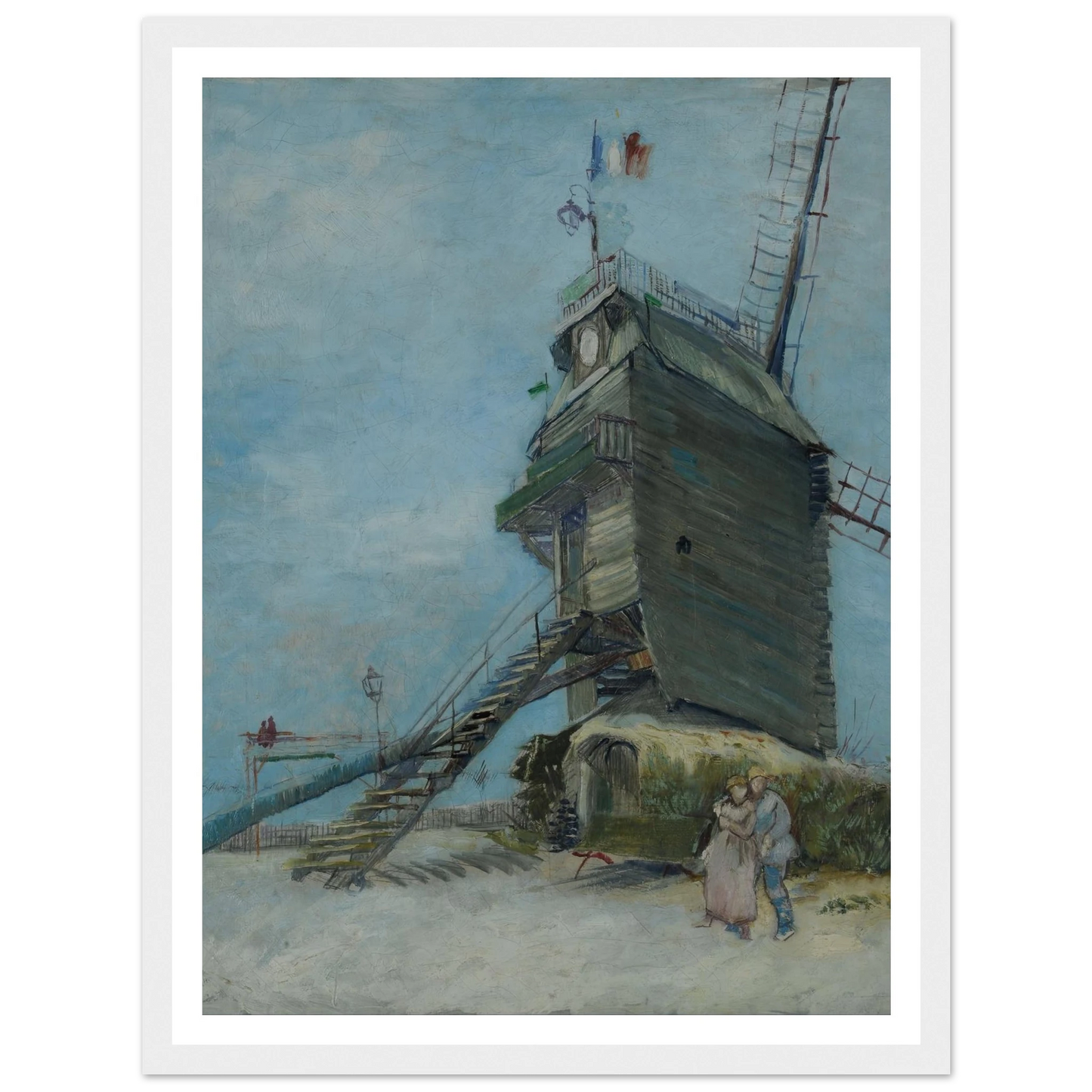 Le Moulin de la Galette (ca. 1886) Art Print | Vincent van Gogh-Quipham Collections