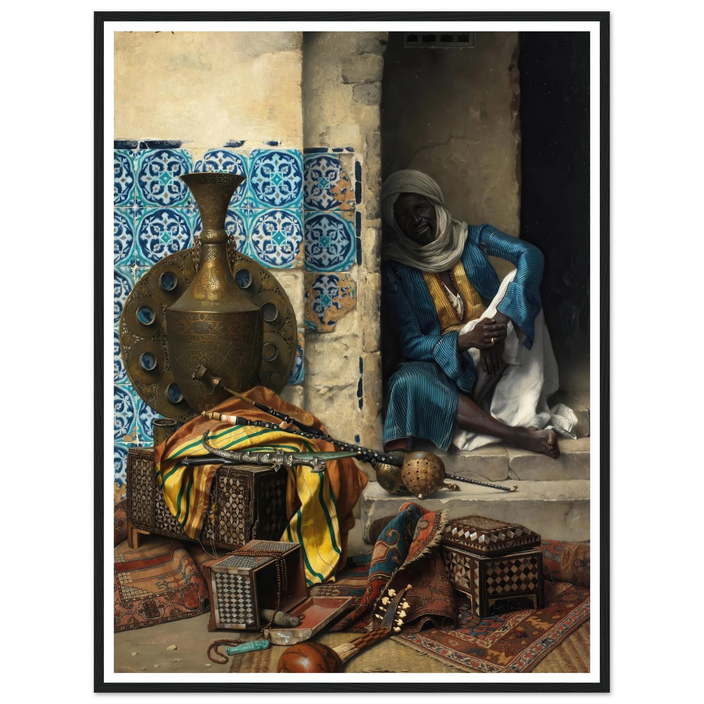A Dealer in Artefacts (1887) Art Print | Ludwig Deutsch-Quipham Collections