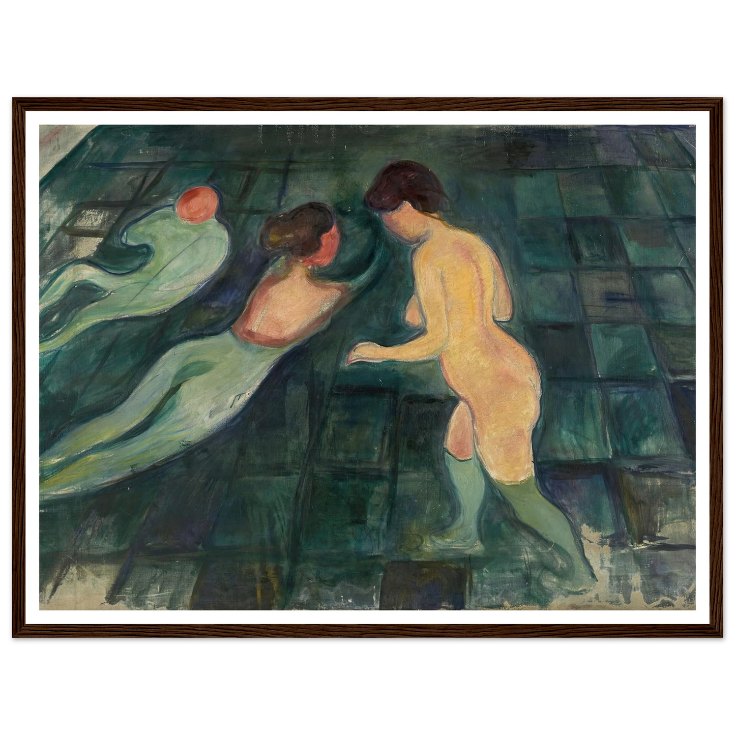 Bathing Women (1896–97) Art Print | Edvard Munch-Quipham Collections