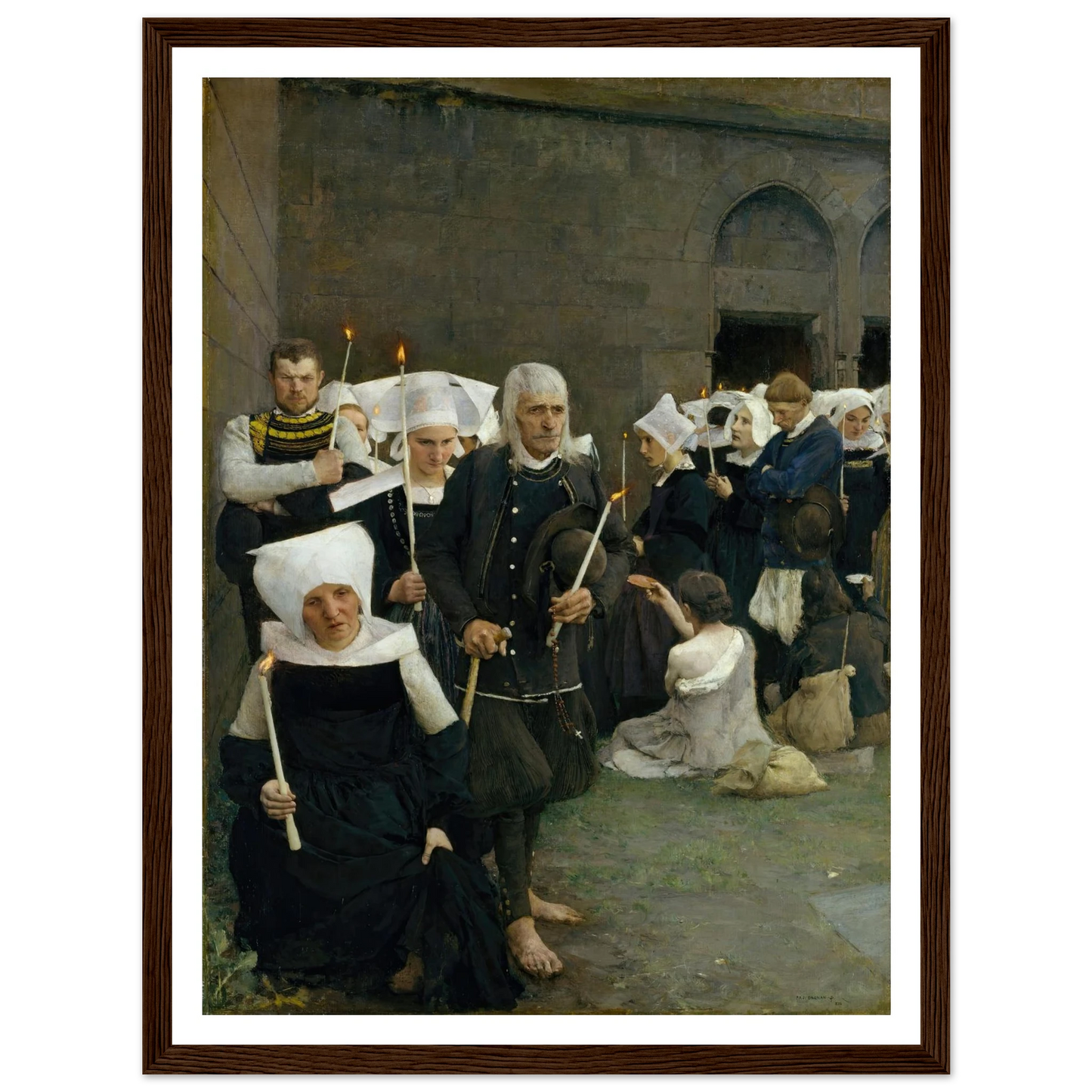 The Pardon in Brittany (1886) Art Print | Pascal Adolphe Jean Dagnan Bouveret-Quipham Collections