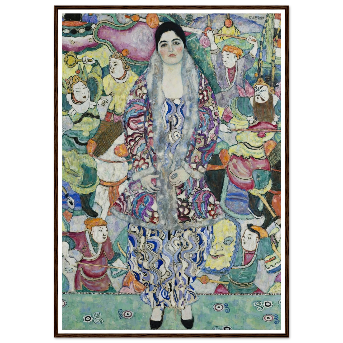 Portrait of Friederike Maria Beer (1916) Art Print | Gustav Klimt-Quipham Collections