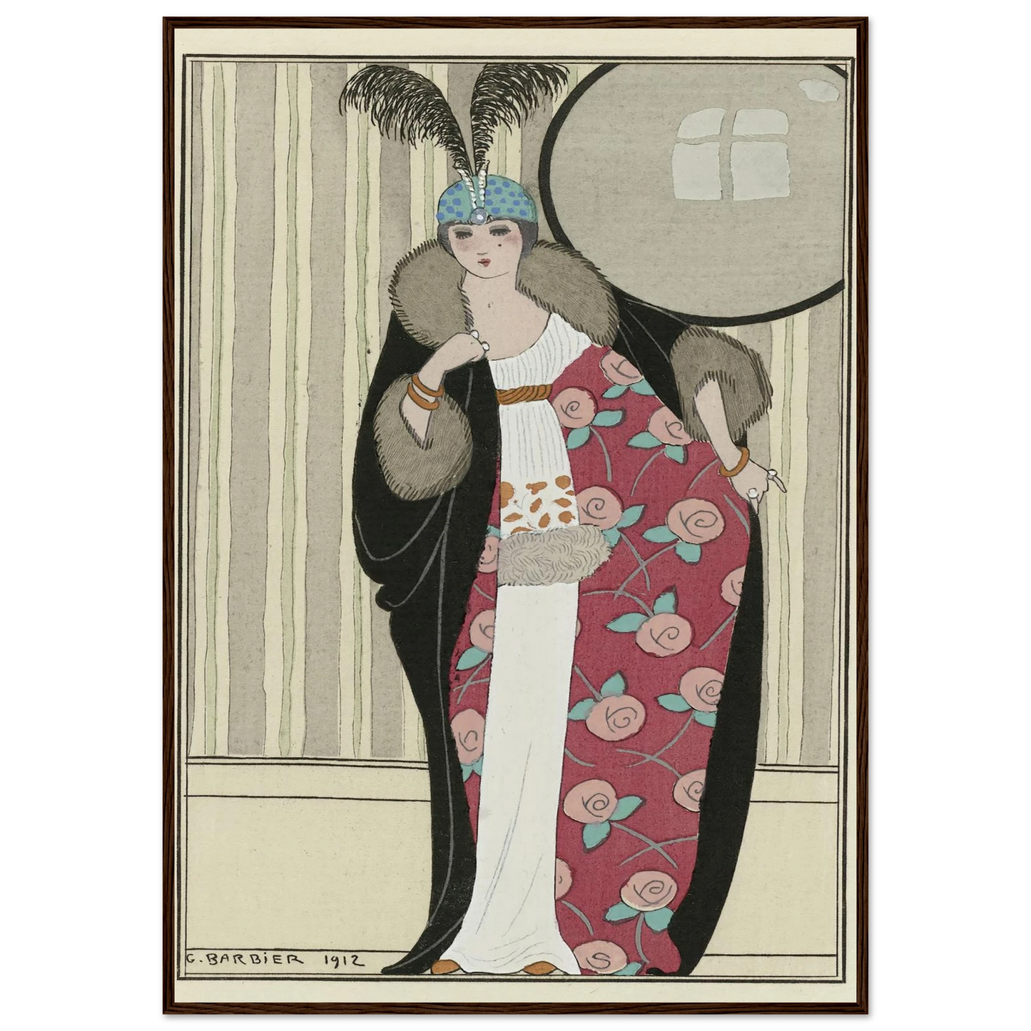 Journal des Dames et des Modes; the Fashion Illustrators (1912) Art Print | George Barbier-Quipham Collections