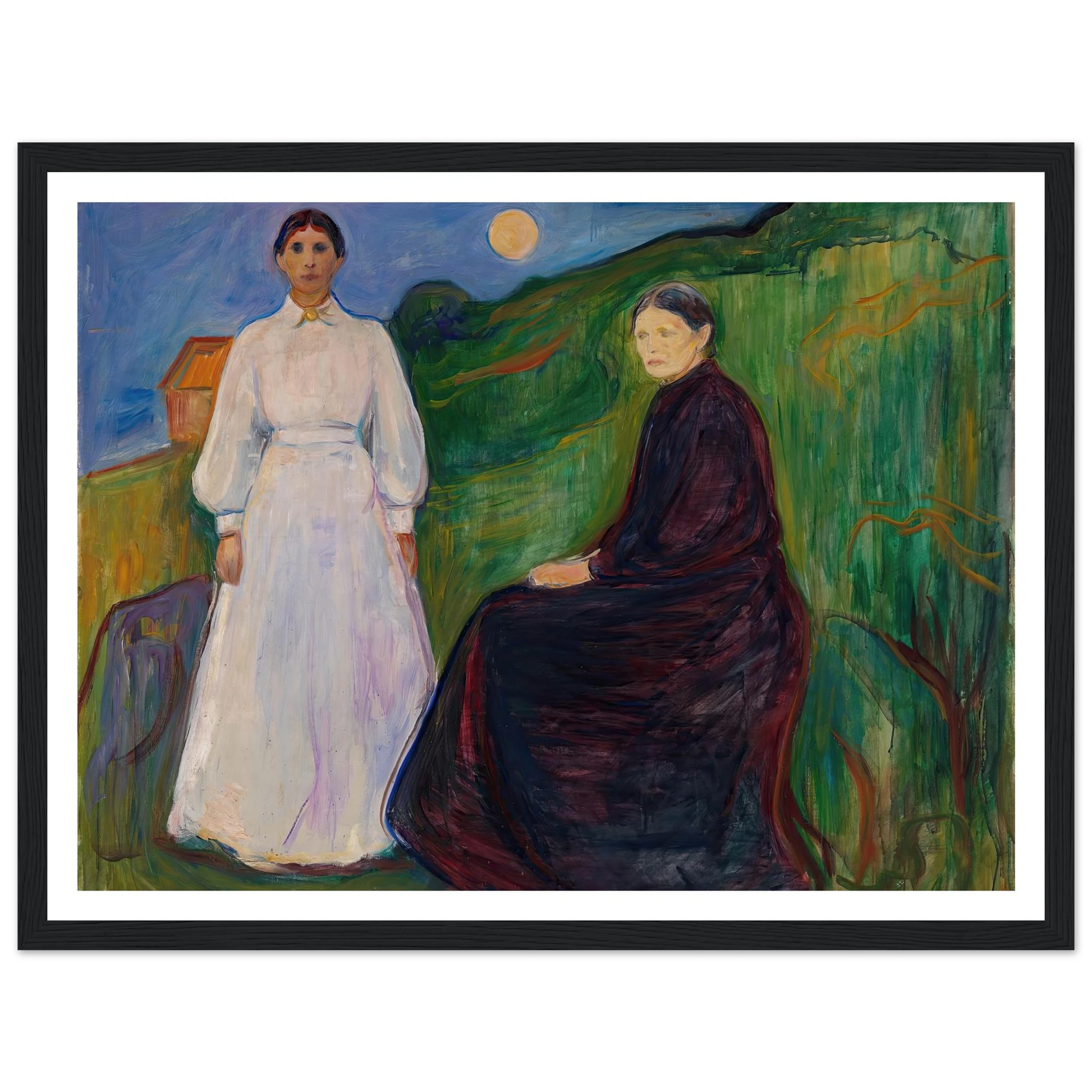 Mother and Daughter (1897 - 1899) Art Print | Edvard Munch-Quipham Collections