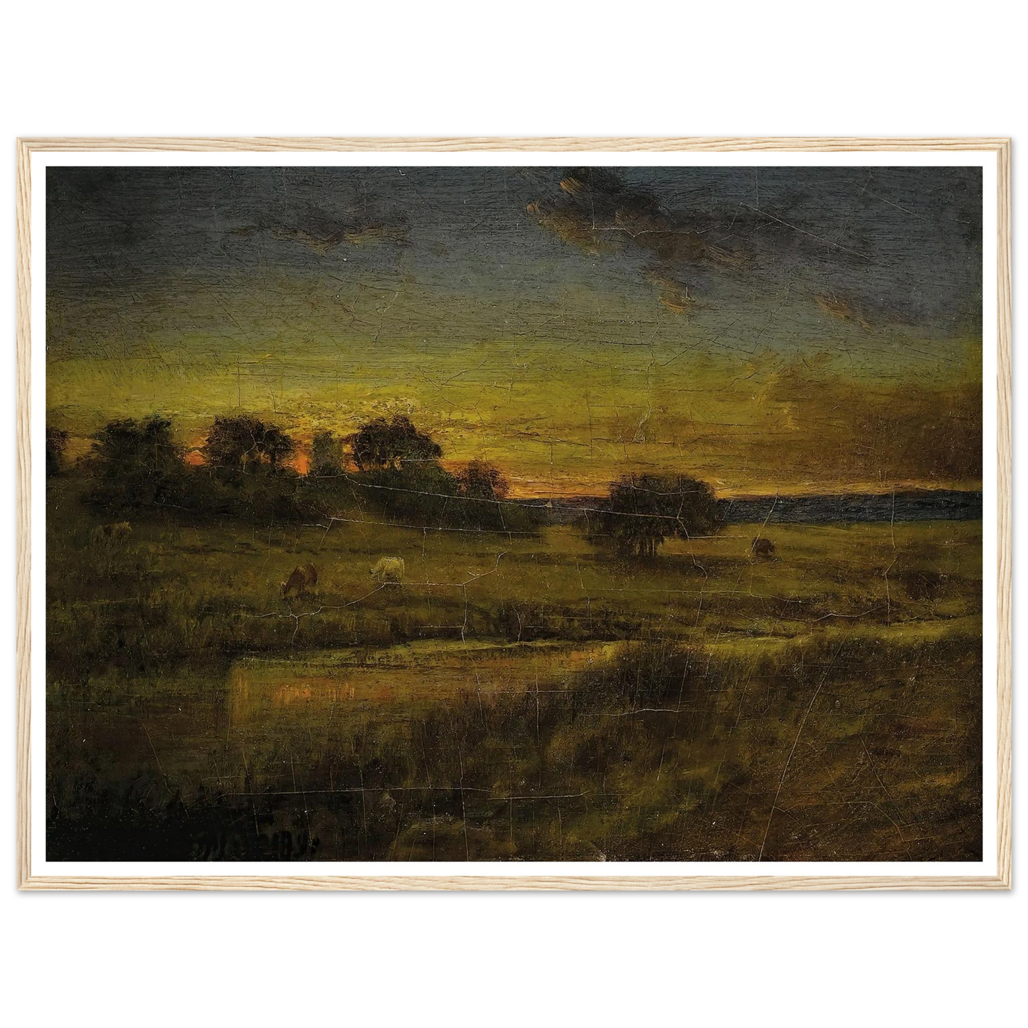 Pasture at Dawn (1891) Art Print | George Inness-Quipham Collections