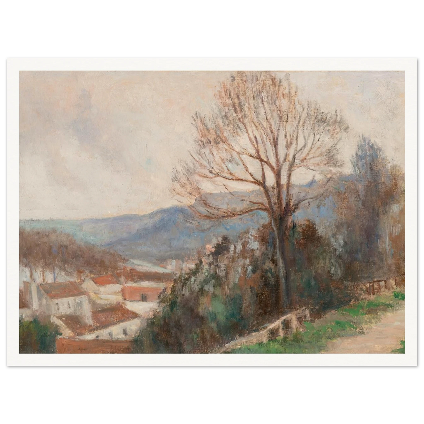 La Seine vue des hauteurs de Rolleboise Art Print | Maximilien Luce-Quipham Collections