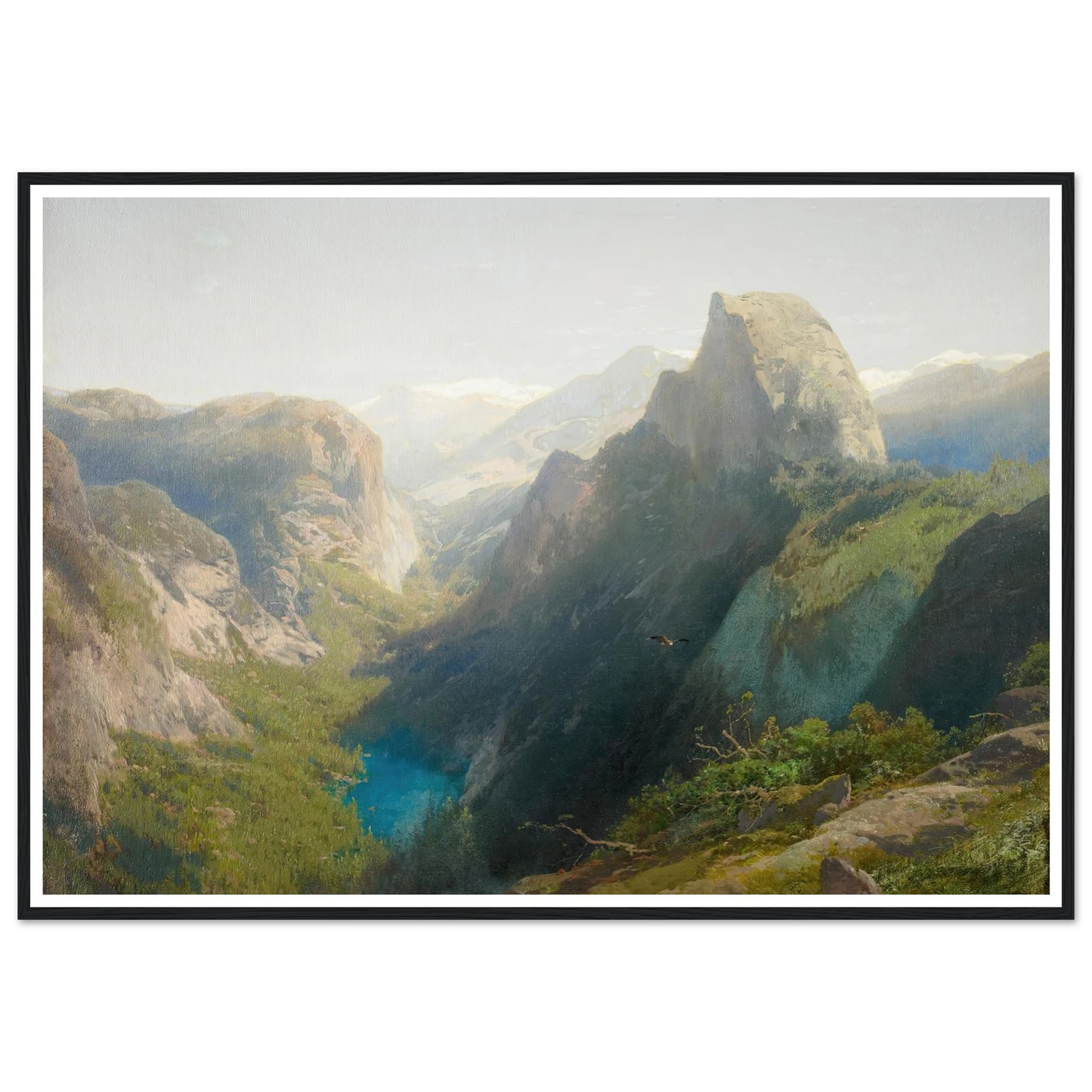 Mirror Lake, Yosemite (1874-1875) Art Print | Hermann Ottomar Herzog-Quipham Collections