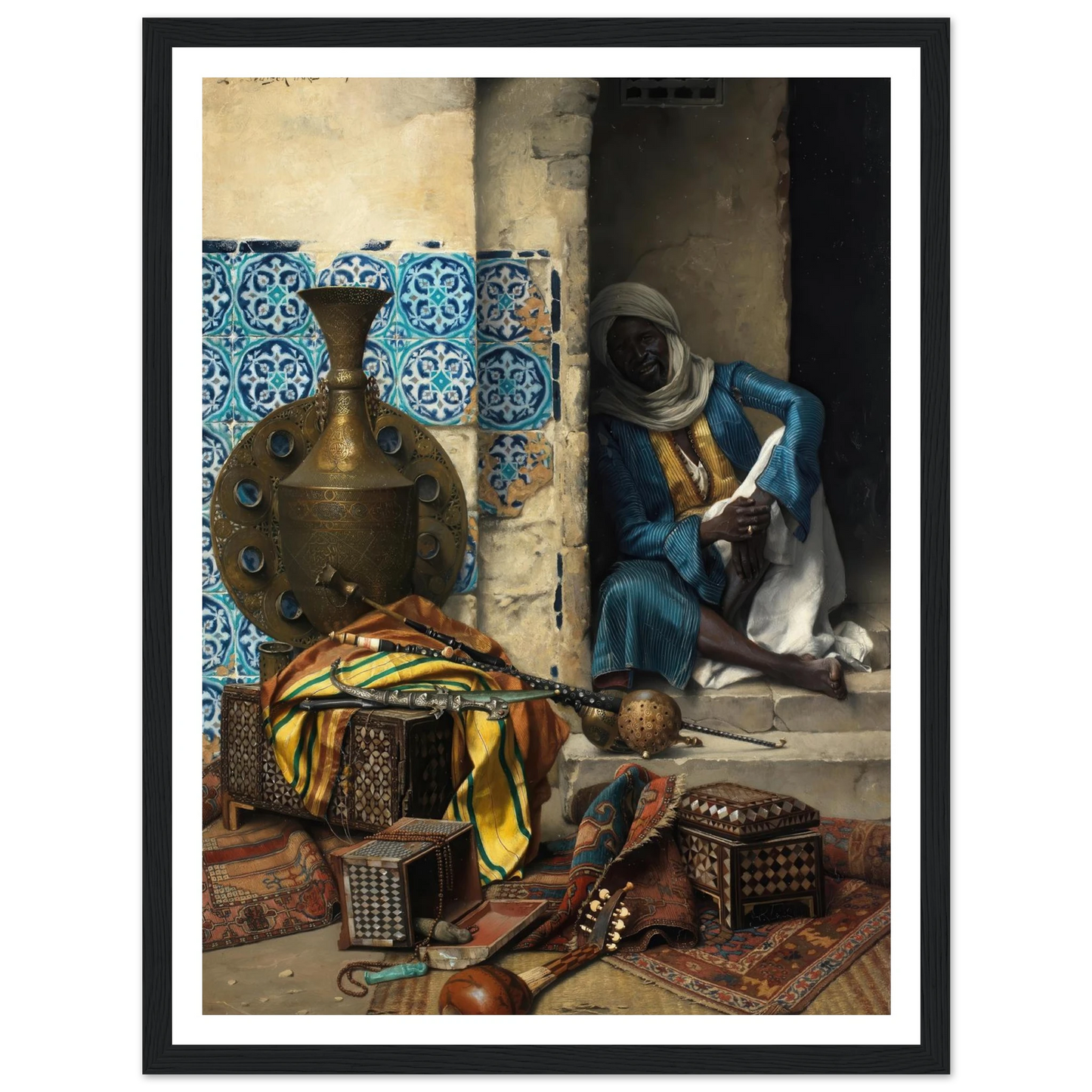 A Dealer in Artefacts (1887) Art Print | Ludwig Deutsch-Quipham Collections