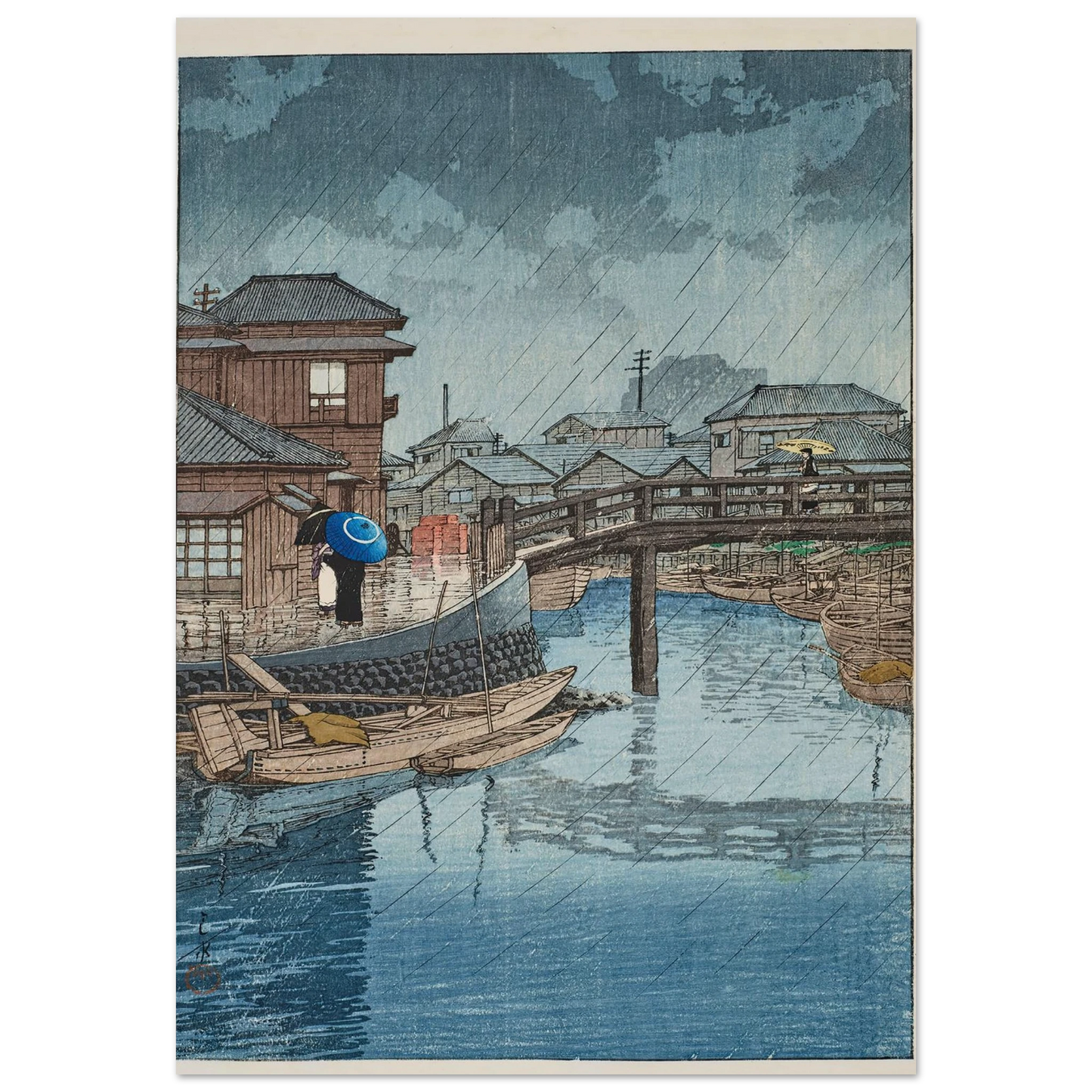Shinagawa (1931) Art Print | Kawase Hasui-Quipham Collections