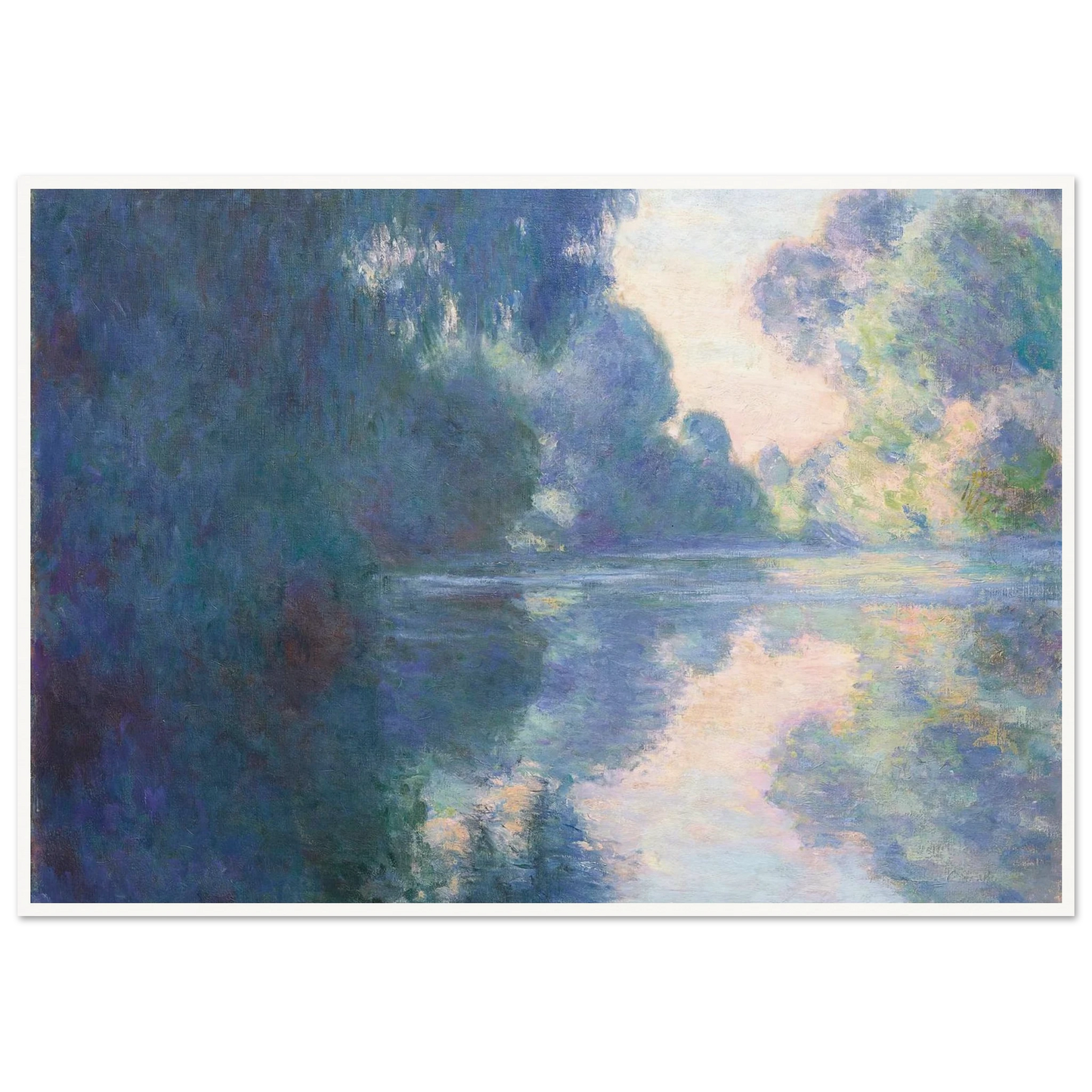Matinée sur la Seine (1897) Art Print | Claude Monet-Quipham Collections