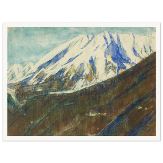 Ghiridone in the snow (Lago Maggiore) (1935) Art Print | Christian Rohlfs-Quipham Collections