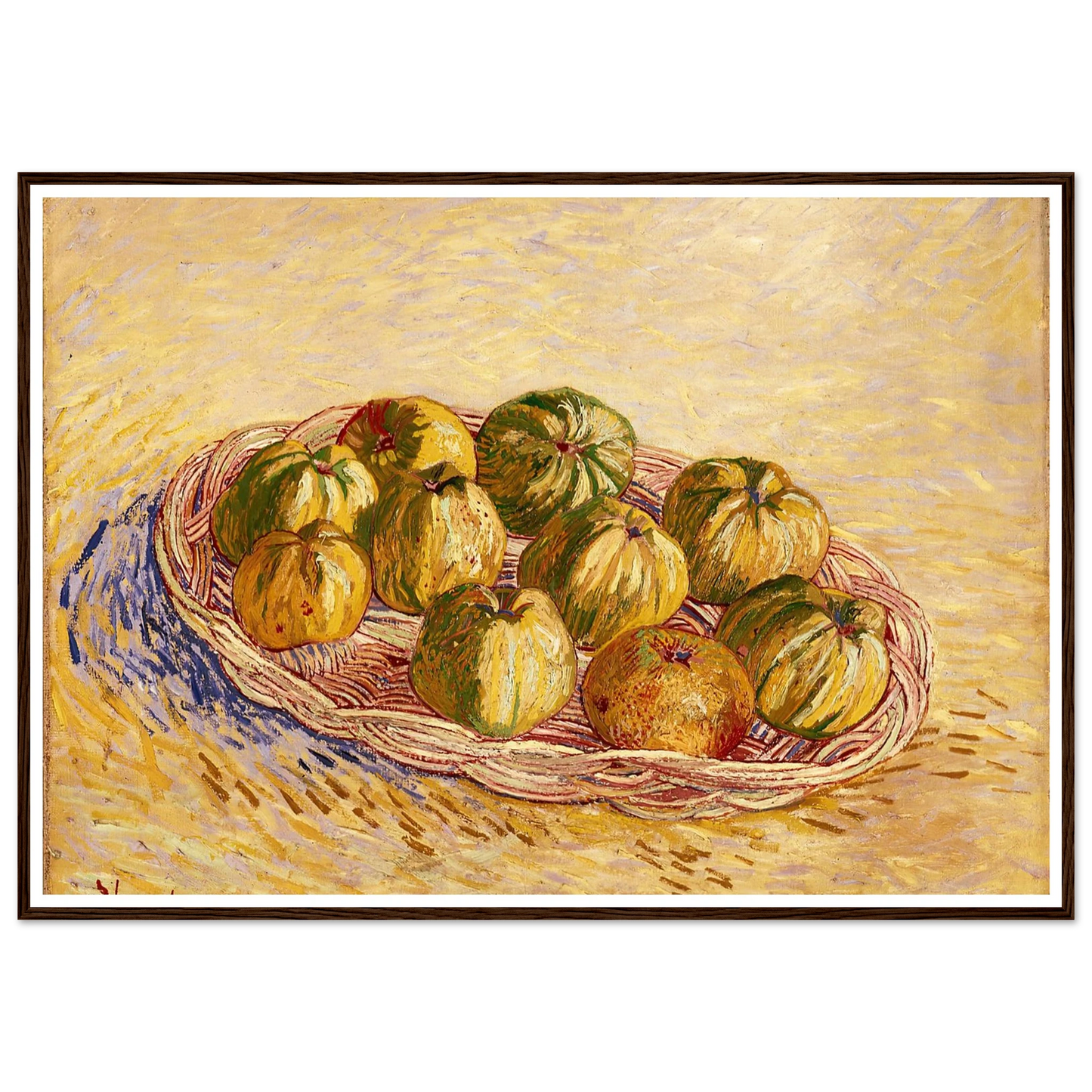 Still Life, Basket of Apples (1887) Art Print | Vincent van Gogh-Quipham Collections