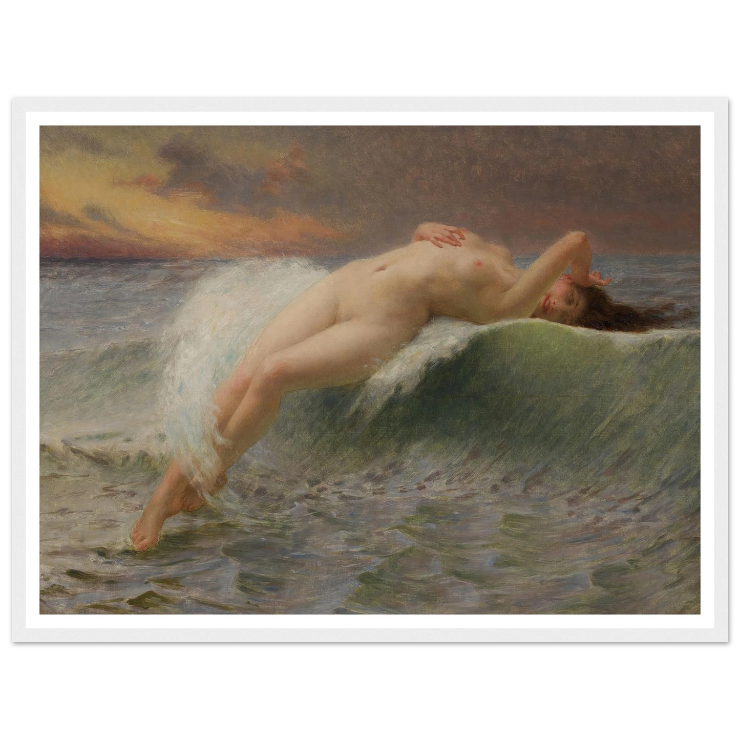La Vague Art Print | Guillaume Seignac-Quipham Collections