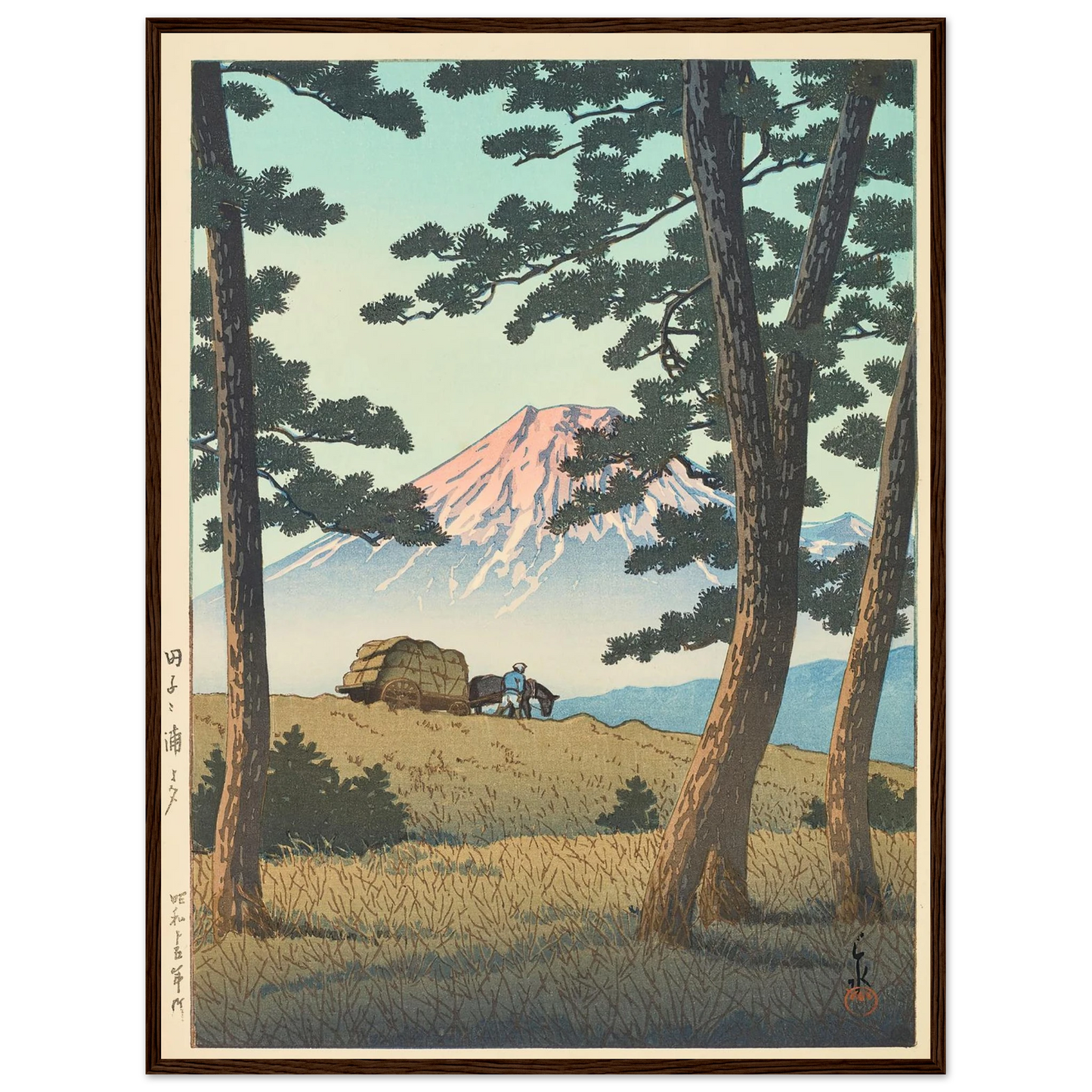 Tago no ura no yube (Evening at Tago Bay) (1940) Art Print | Kawase Hasui-Quipham Collections