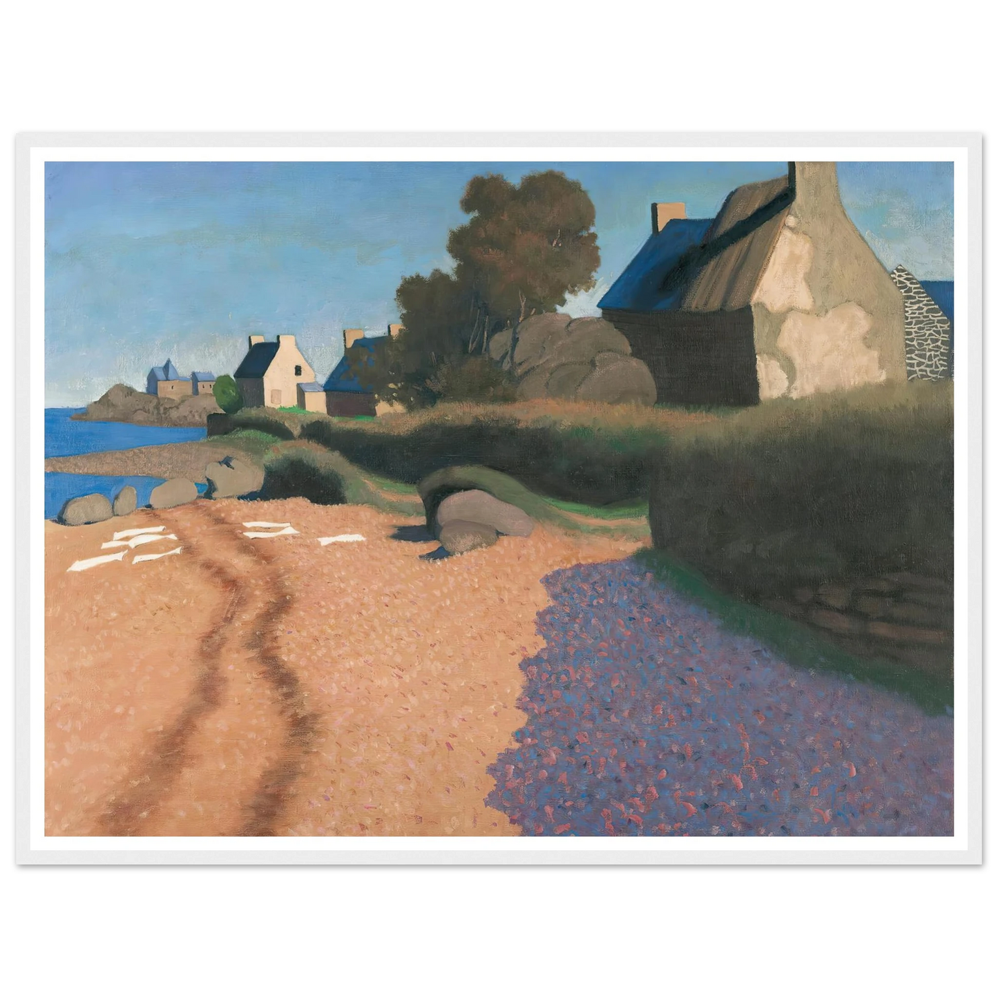 Landscape At Loguivy (1923) Art Print | Felix Vallotton-Quipham Collections