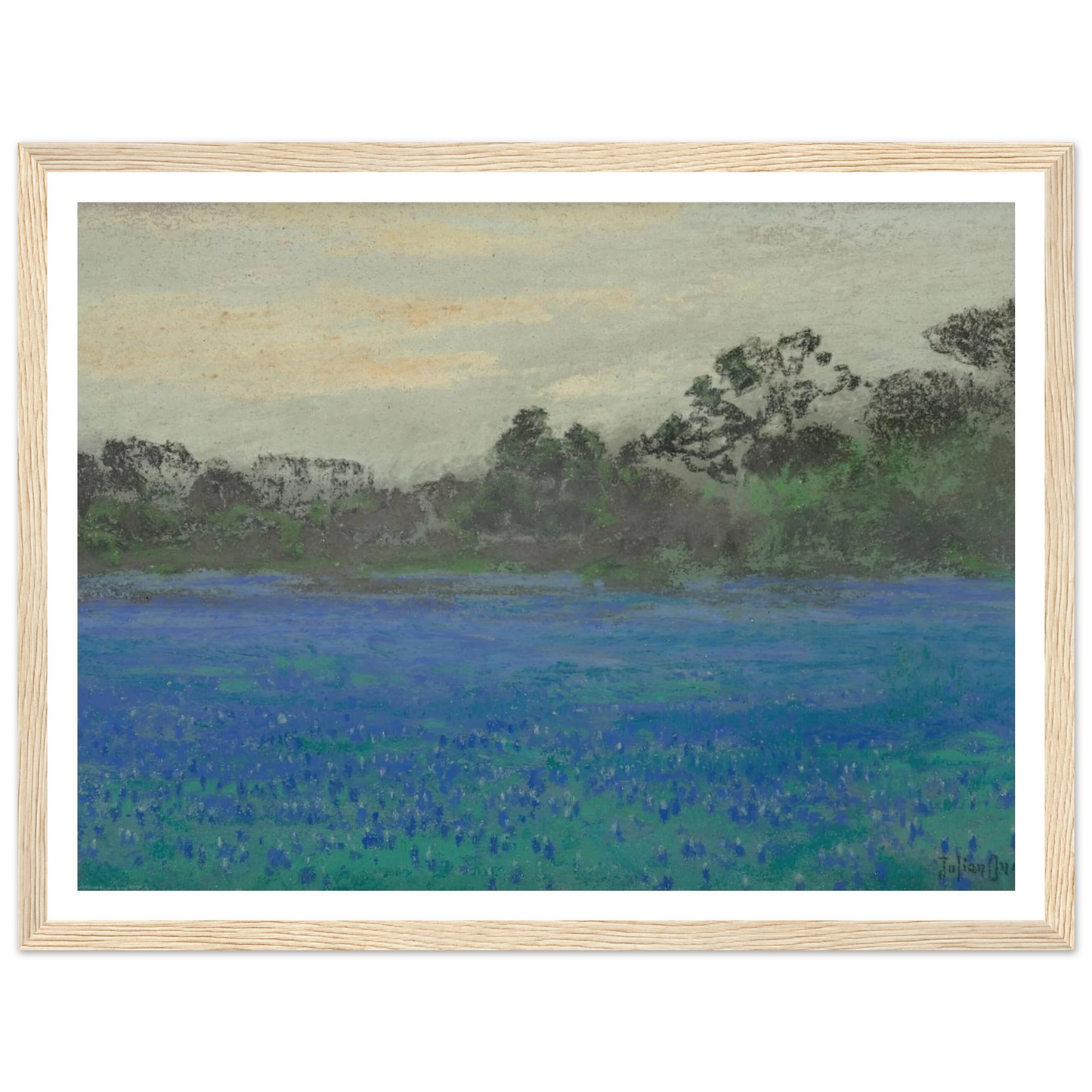 Bluebonnet Field (1921) Art Print | Julian Onderdonk-Quipham Collections