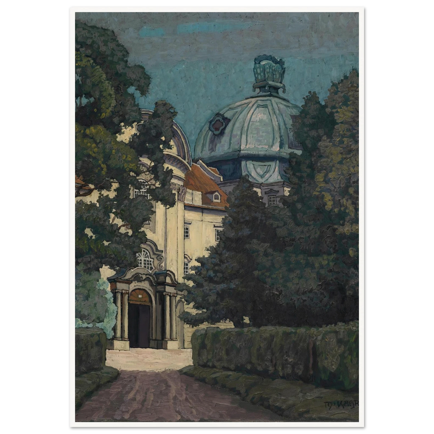 Stiftsportal Klosterneuburg (1924) Art Print | Max Kahrer-Quipham Collections