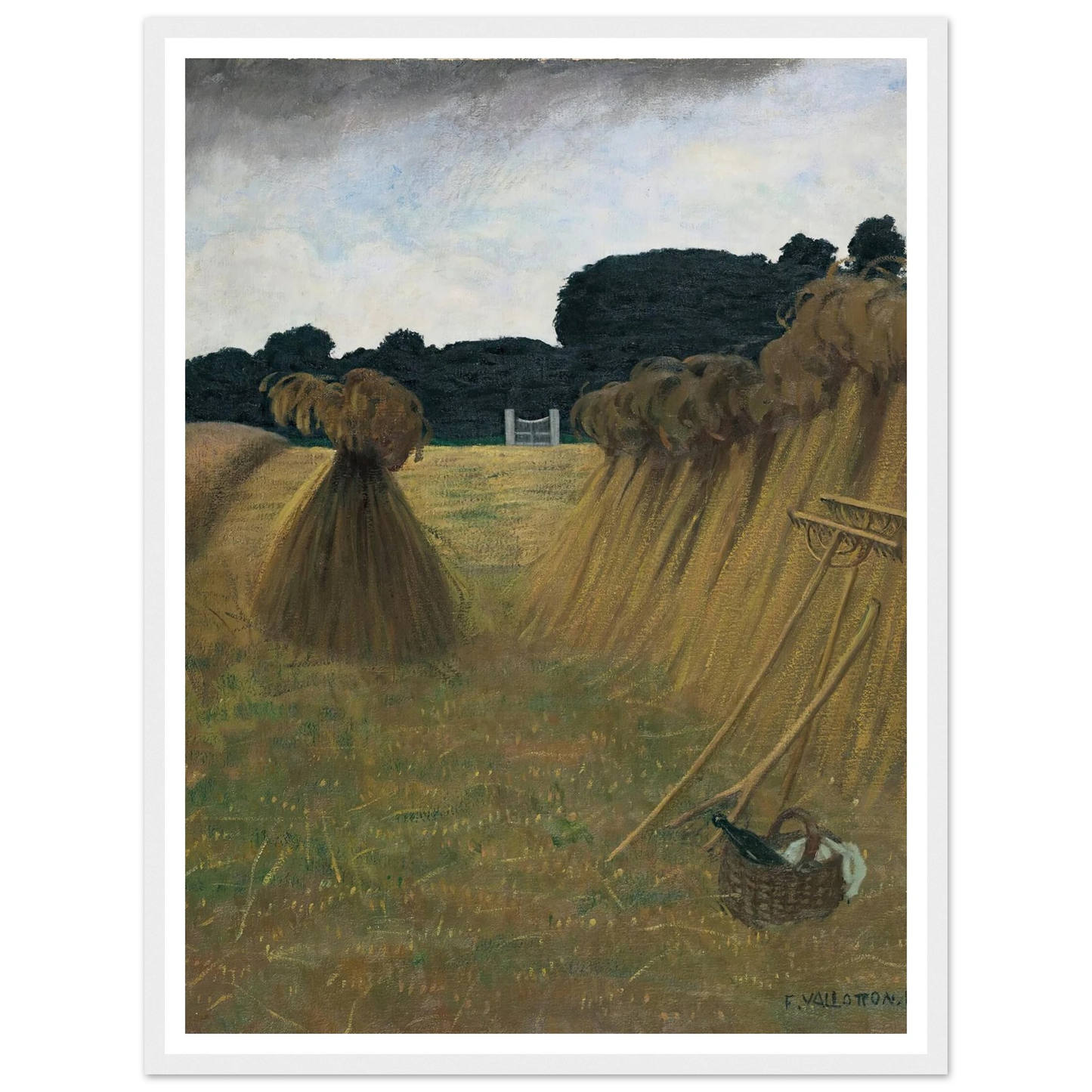 The Sheaves (1914) Art Print | Felix Vallotton-Quipham Collections